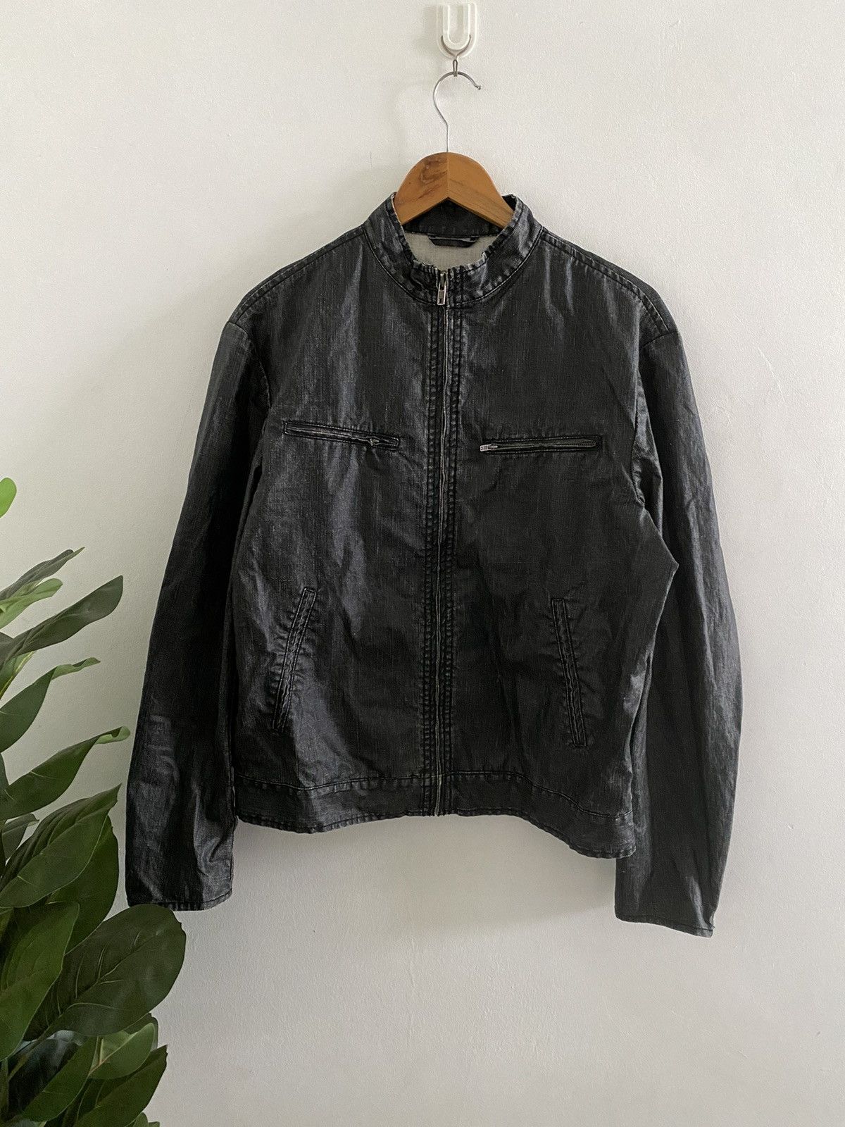 Calvin Klein × Calvin Klein 205W39NYC × Seditionaries CK CALVIN KLEIN Black Jacket zipper Punk bikers design style Size US XL / EU 56 / 4 - 2 Thumbnail