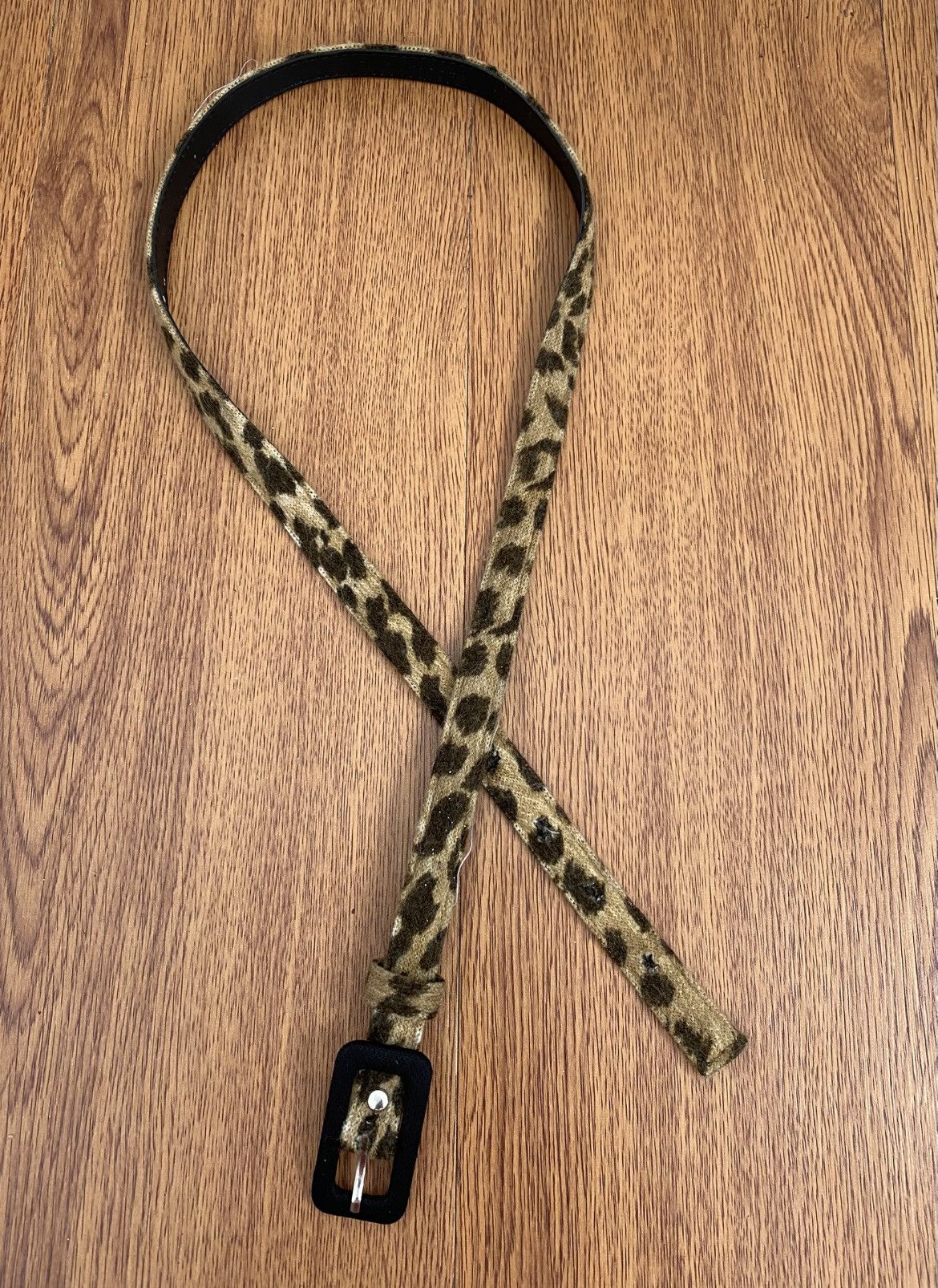 Japanese Brand × Vintage Leopard small womens belt Size ONE SIZE - 1 Thumbnail
