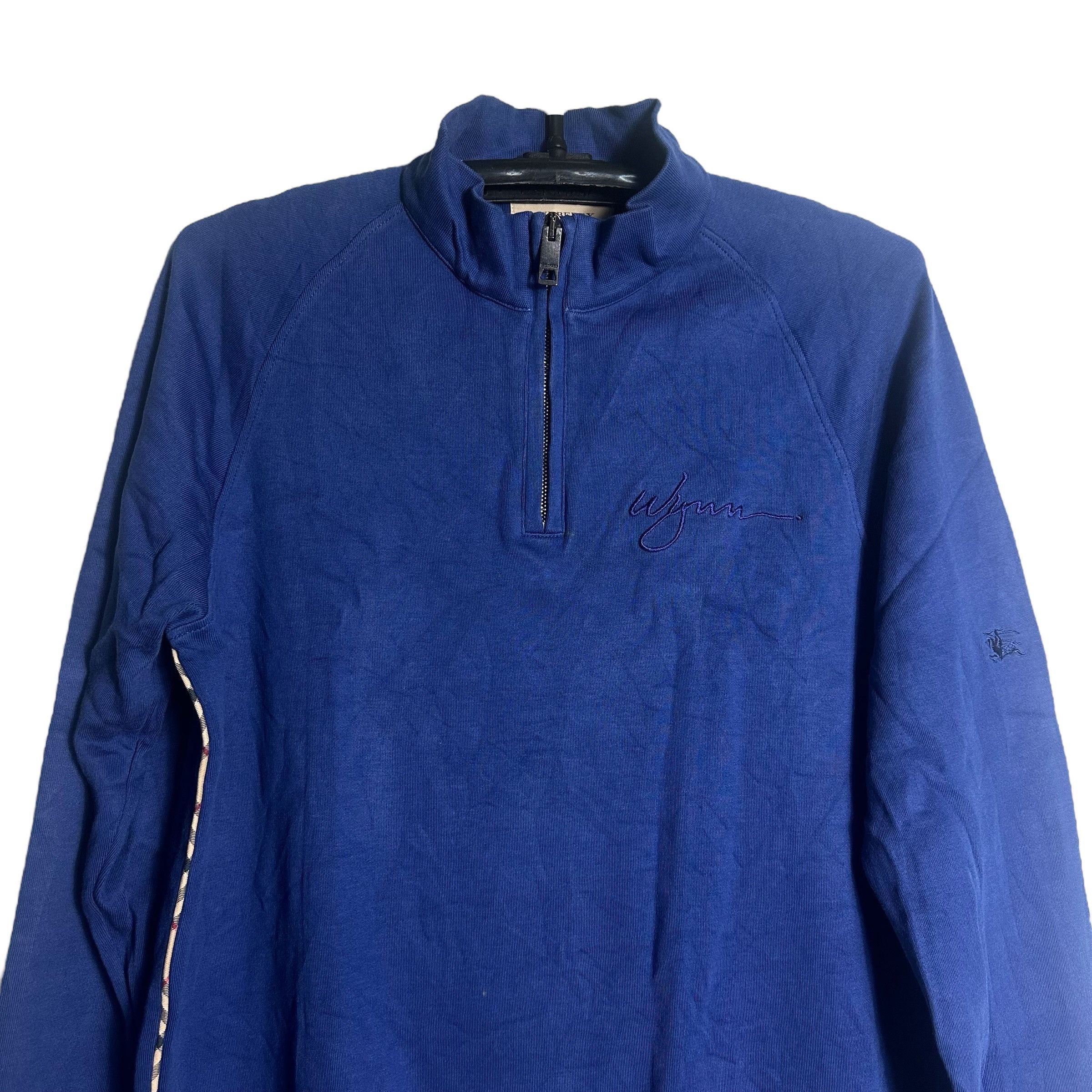 Burberry × Designer × Vintage 🔥RARE🔥Vintage Burberry London Half-Zipp Sweater Size US S / EU 44-46 / 1 - 2 Thumbnail