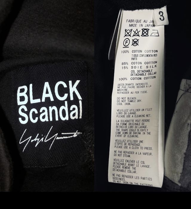 Yohji Yamamoto Yohji Yamamoto Black Scandal 19ss | Grailed