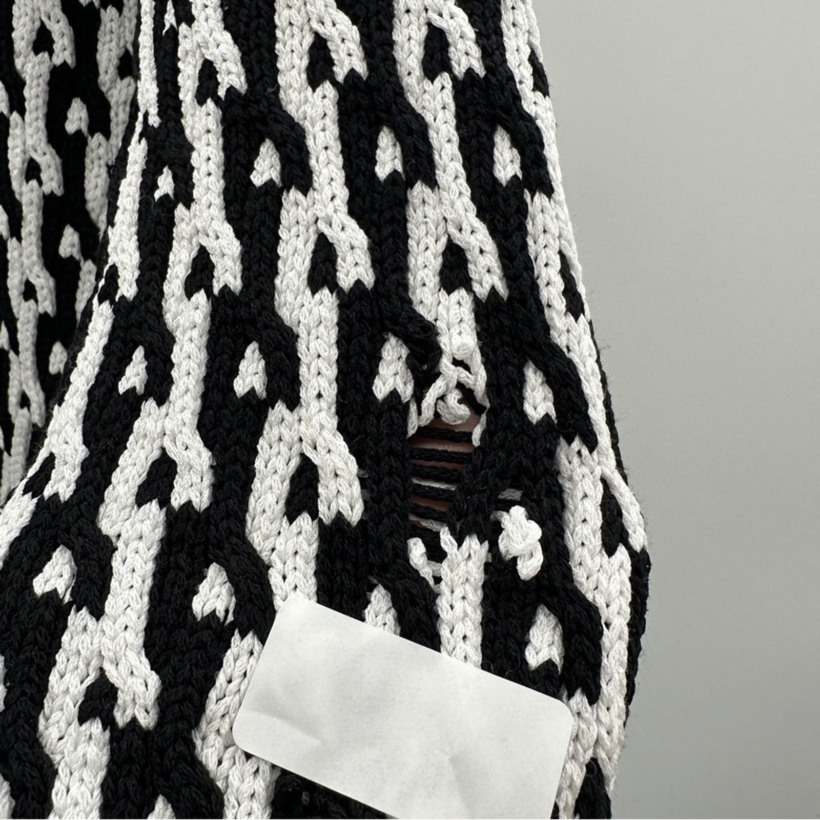 Derek Lam 10 Crosby RTR Derek Lam 10 Crosby Swayer Intarsia Long Sleeve Sweater Size M / US 6-8 / IT 42-44 - 10 Thumbnail