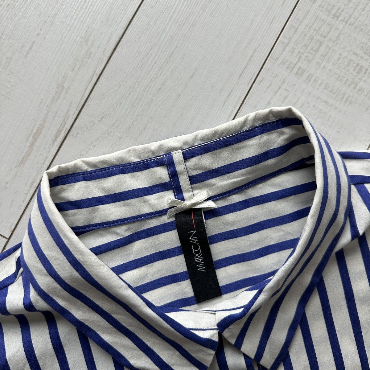 Other Marc Cain basic woman striped oversize shirt Portugal y2k Size XXL / US 16-18 / IT 52-54 - 5 Thumbnail