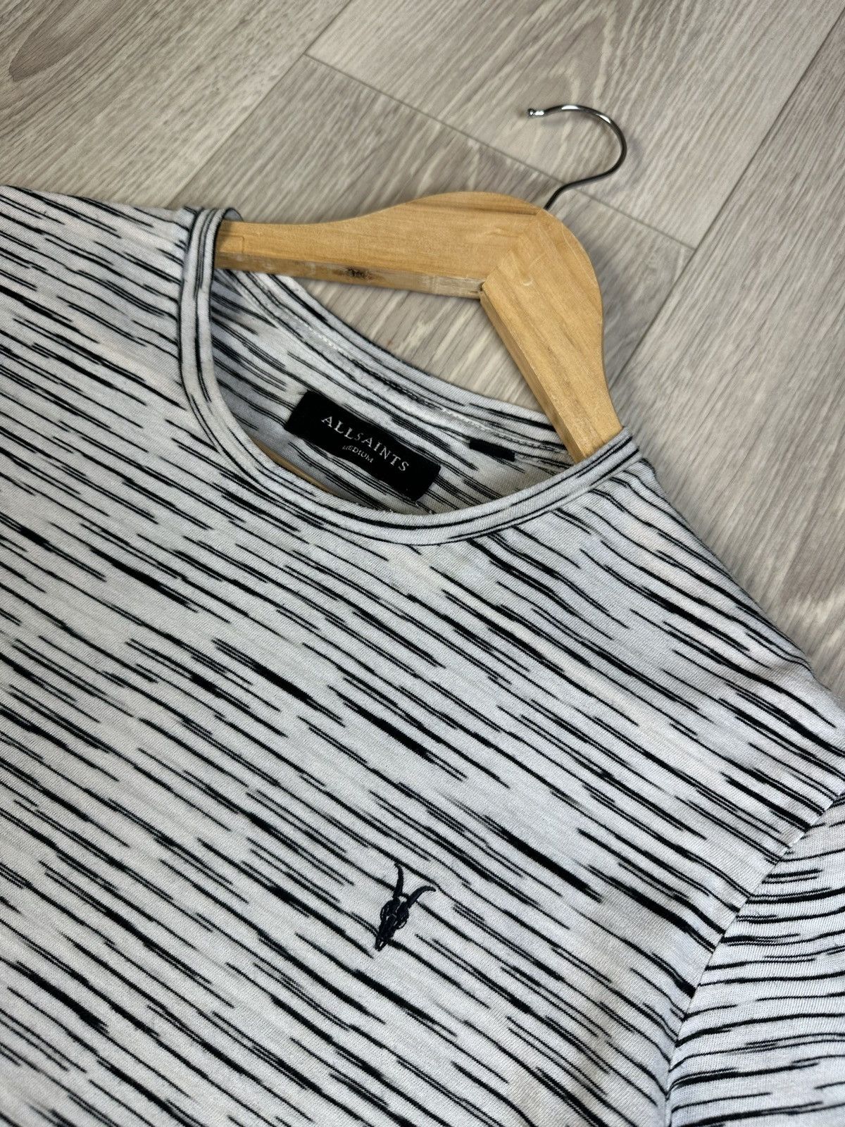 Allsaints Allsaints Tonic San Stripped Short Sleeve T-shirt Size US M / EU 48-50 / 2 - 5 Thumbnail