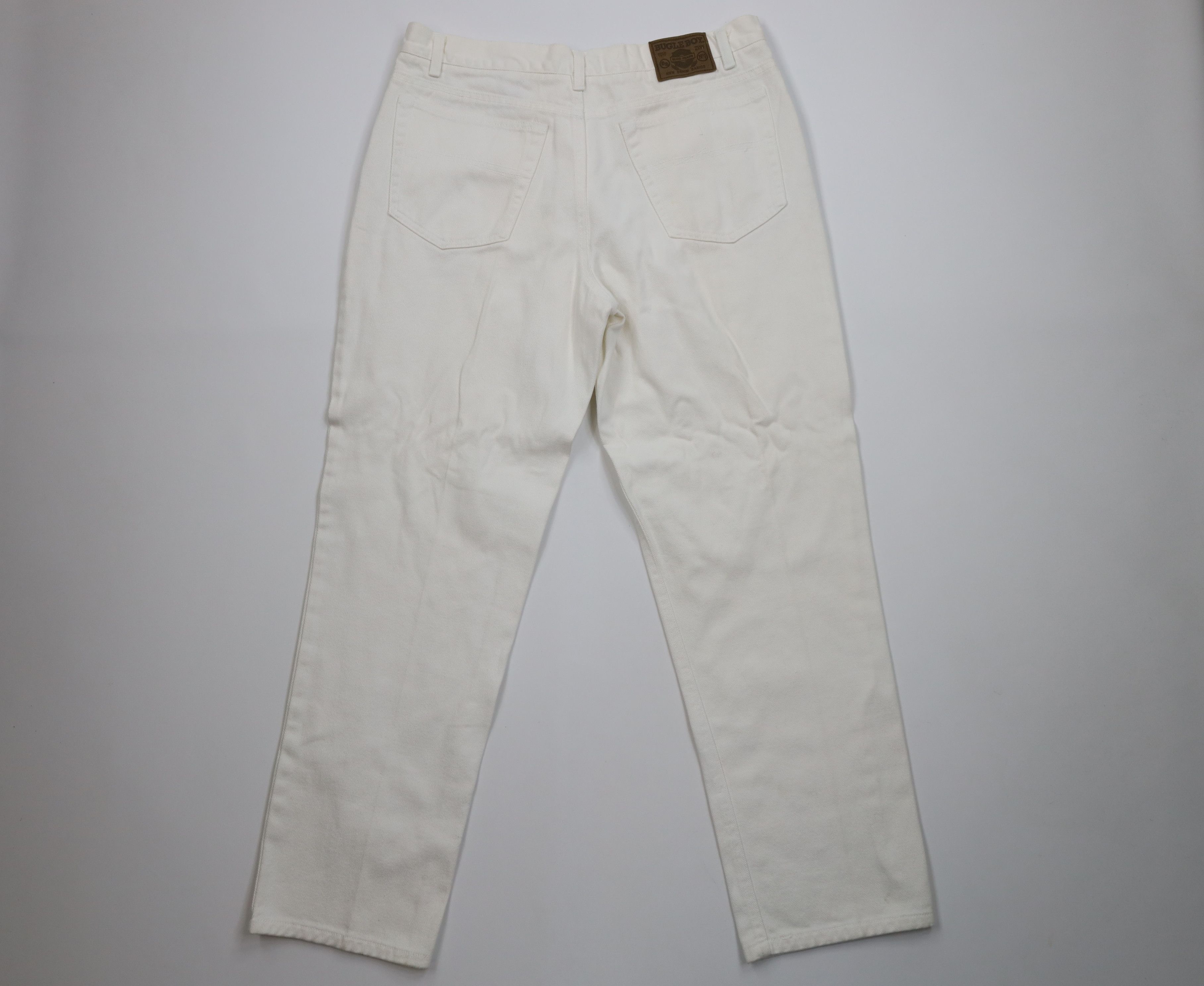 Vintage Vintage 90s Streetwear Relaxed Tapered Leg Jeans White Size US 36 / EU 52 - 9 Thumbnail