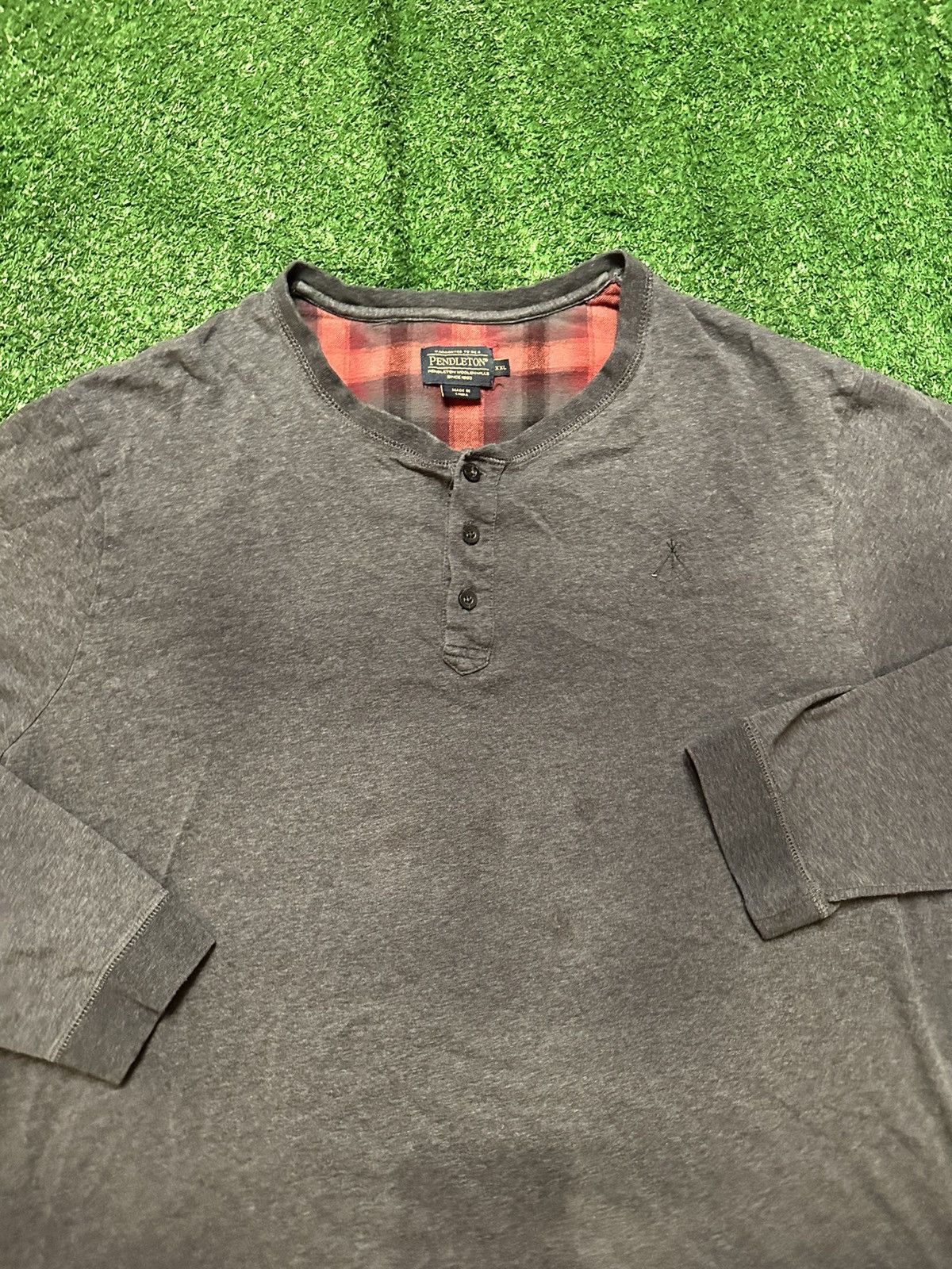 Pendleton Grey Pendleton Long Sleeve Button Shirt Size XXL Size US XXL / EU 58 / 5 - 2 Thumbnail