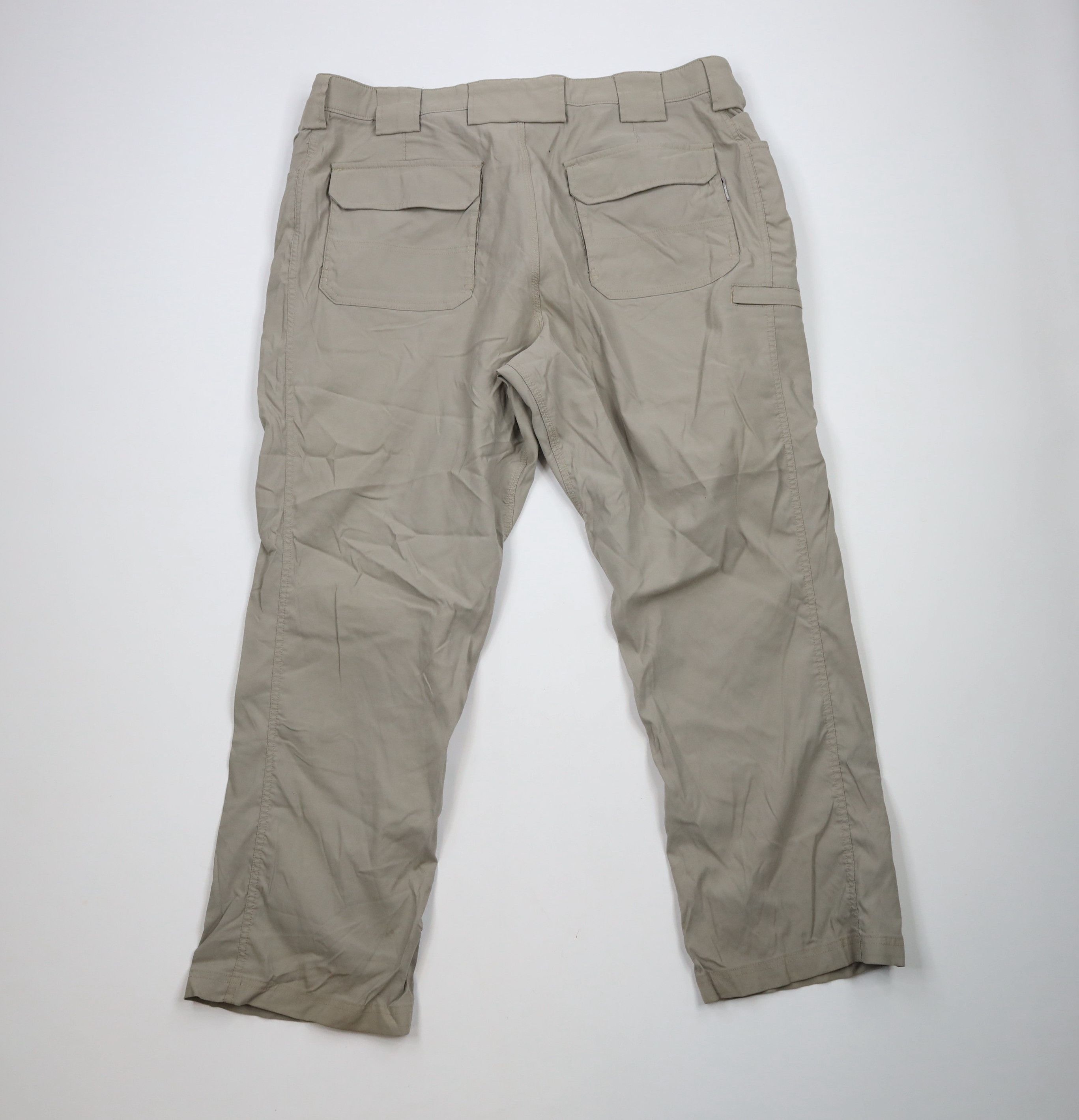 Duluth Trading Company × Vintage Duluth Trading Co Fit Dry On the Fly Wide Leg Pants Beige Size US 42 / EU 58 - 12 Thumbnail