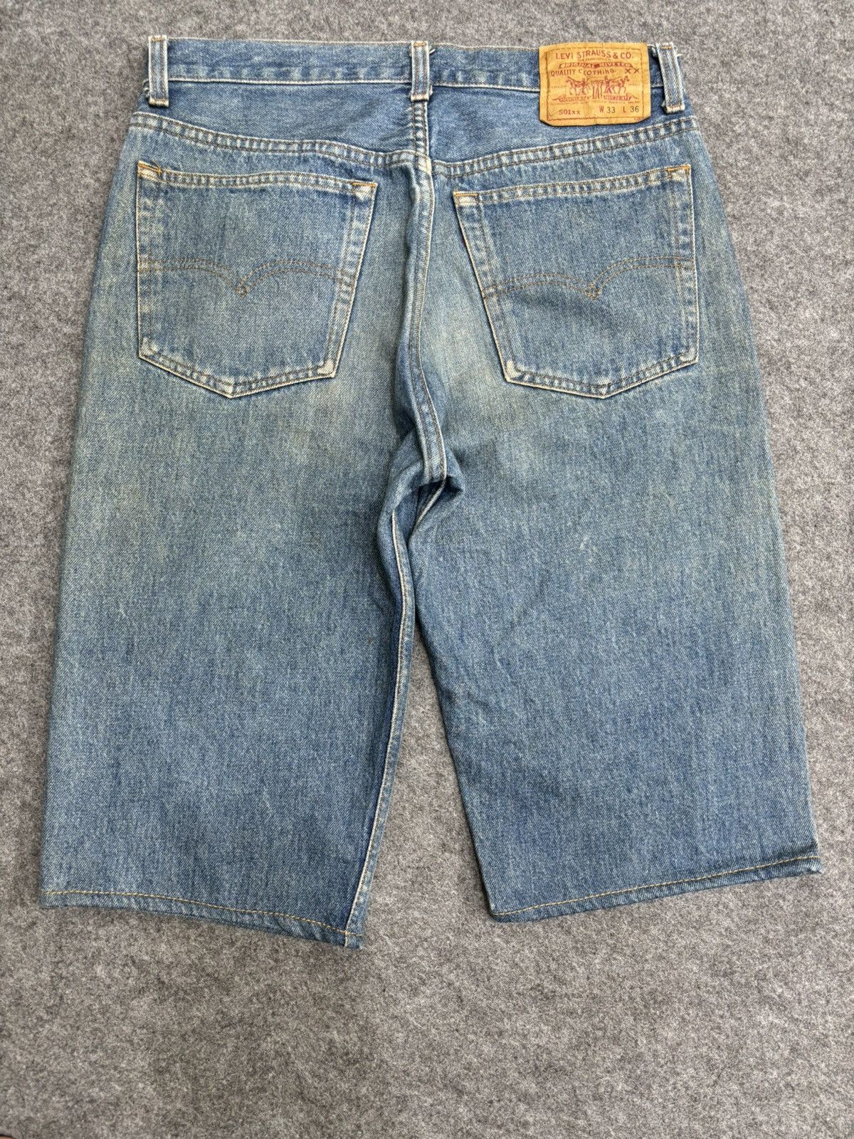 Levi's 💥Vintage 90s💥Vintage Levis 501xx Original Short Denim F517 Size US 30 / EU 46 - 8 Thumbnail