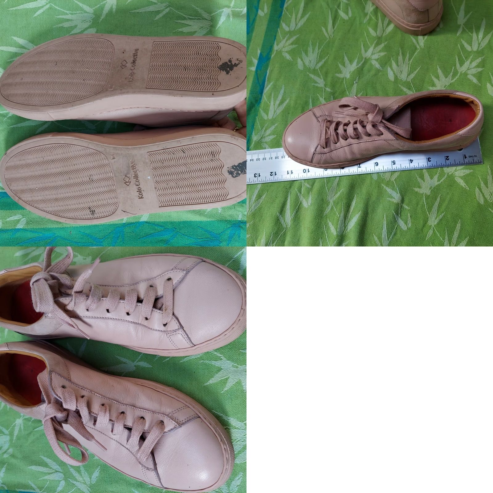 Koio Koio Collective Womens Vera Pelle Leather Sneakers Pink Size 39 Made in Italy Size US 9 / IT 39 - 8 Thumbnail
