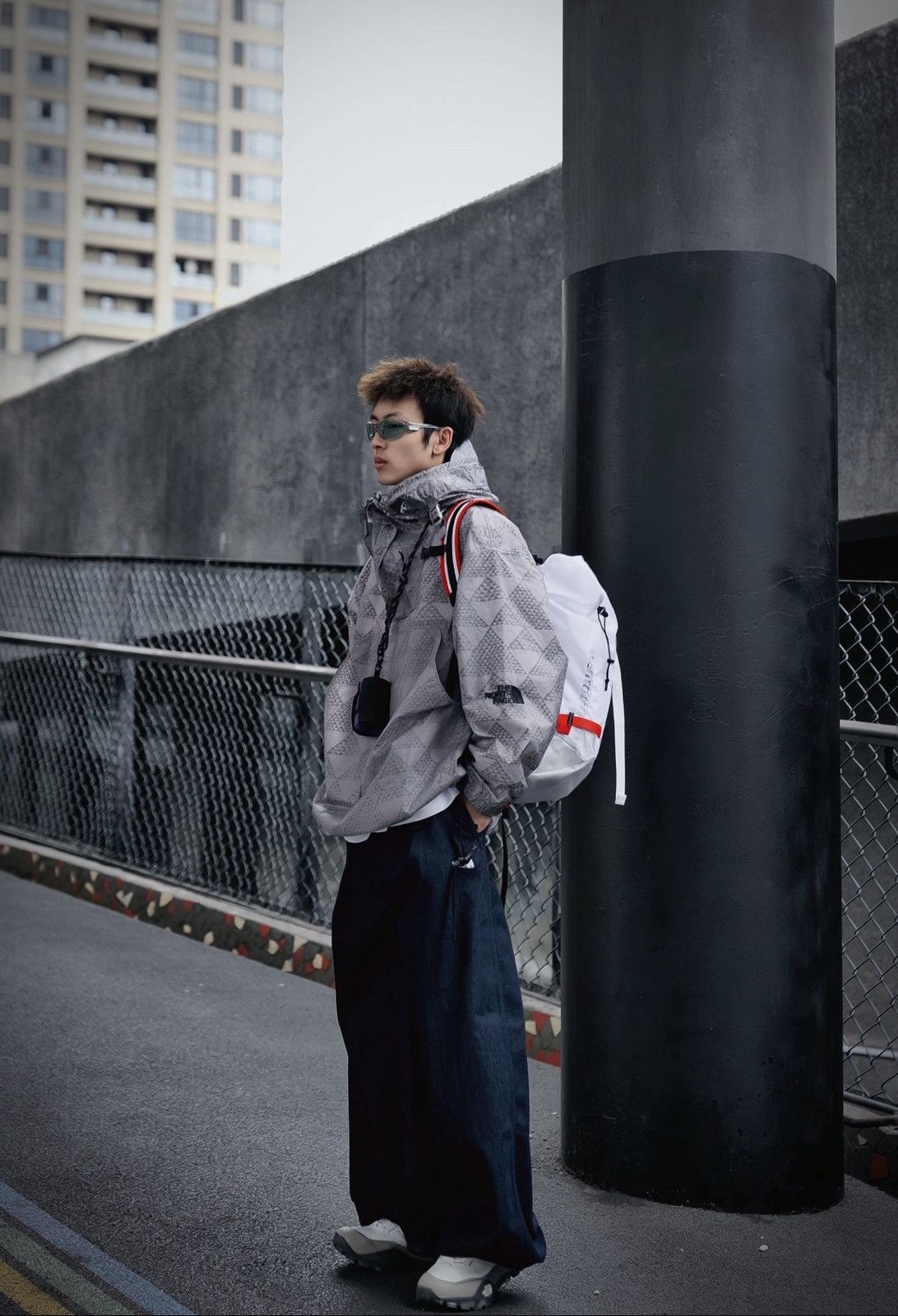 The North Face Urban Exploration PRINTED RAIN ANORAK JACKET Size US M / EU 48-50 / 2 - 10 Thumbnail