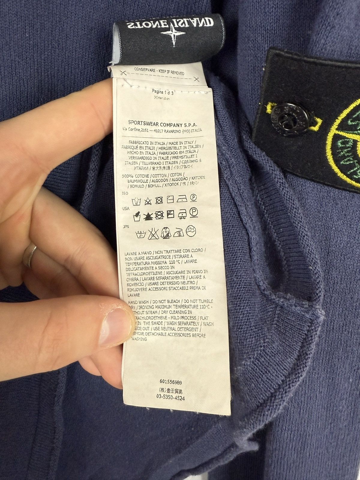 Stone Island Blue Stone Island sweater Size US M / EU 48-50 / 2 - 7 Thumbnail