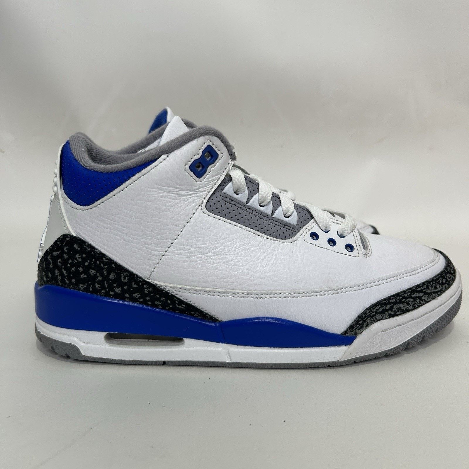 Nike Nike Air Jordan 3 Retro "Racer Blue/White" Size US 9 / EU 42 - 4 Thumbnail