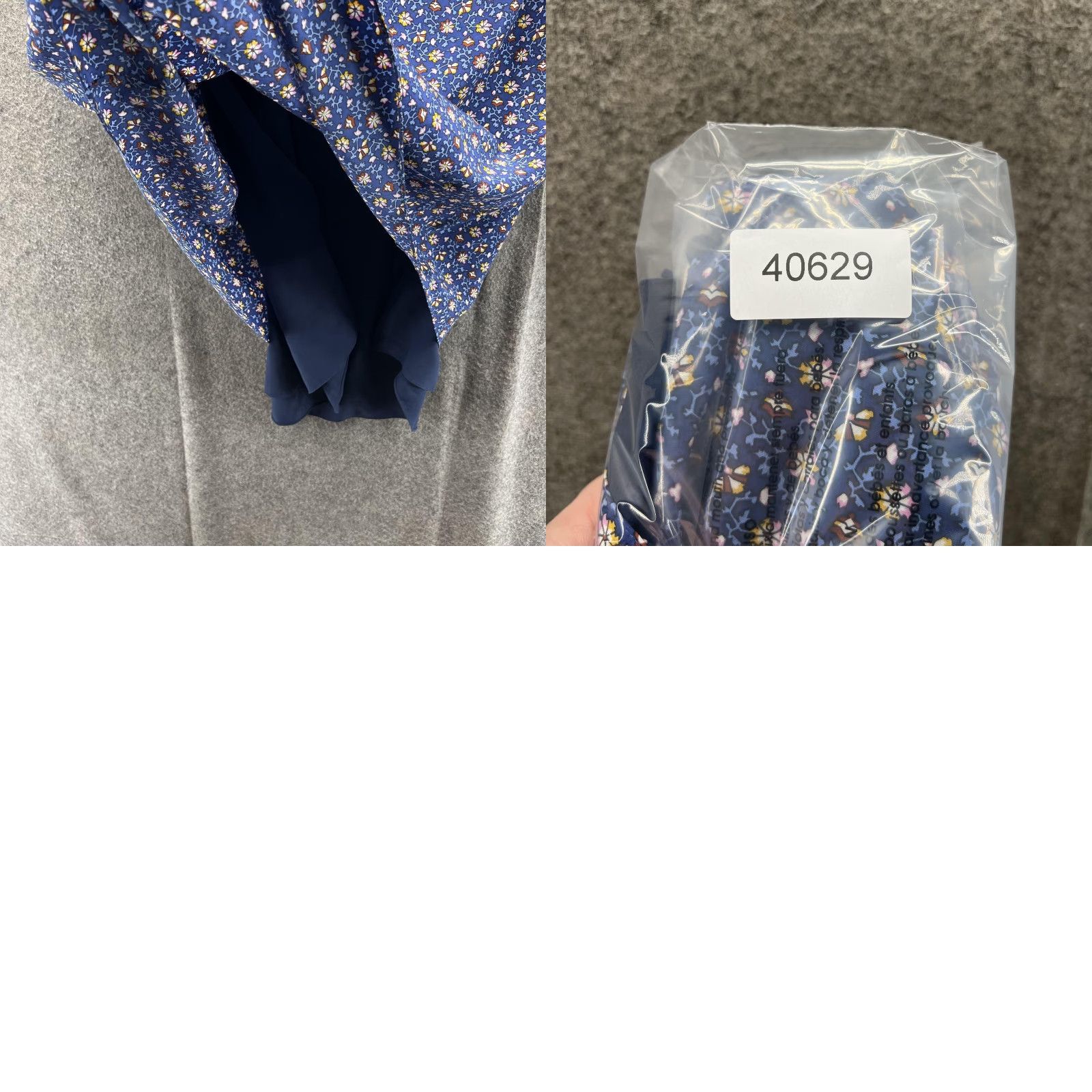 Tory Burch Tory Burch Dress Womens Small Blue Wild Pansy Sydney Tank Trapeze Silk Floral Size S / US 4 / IT 40 - 8 Thumbnail