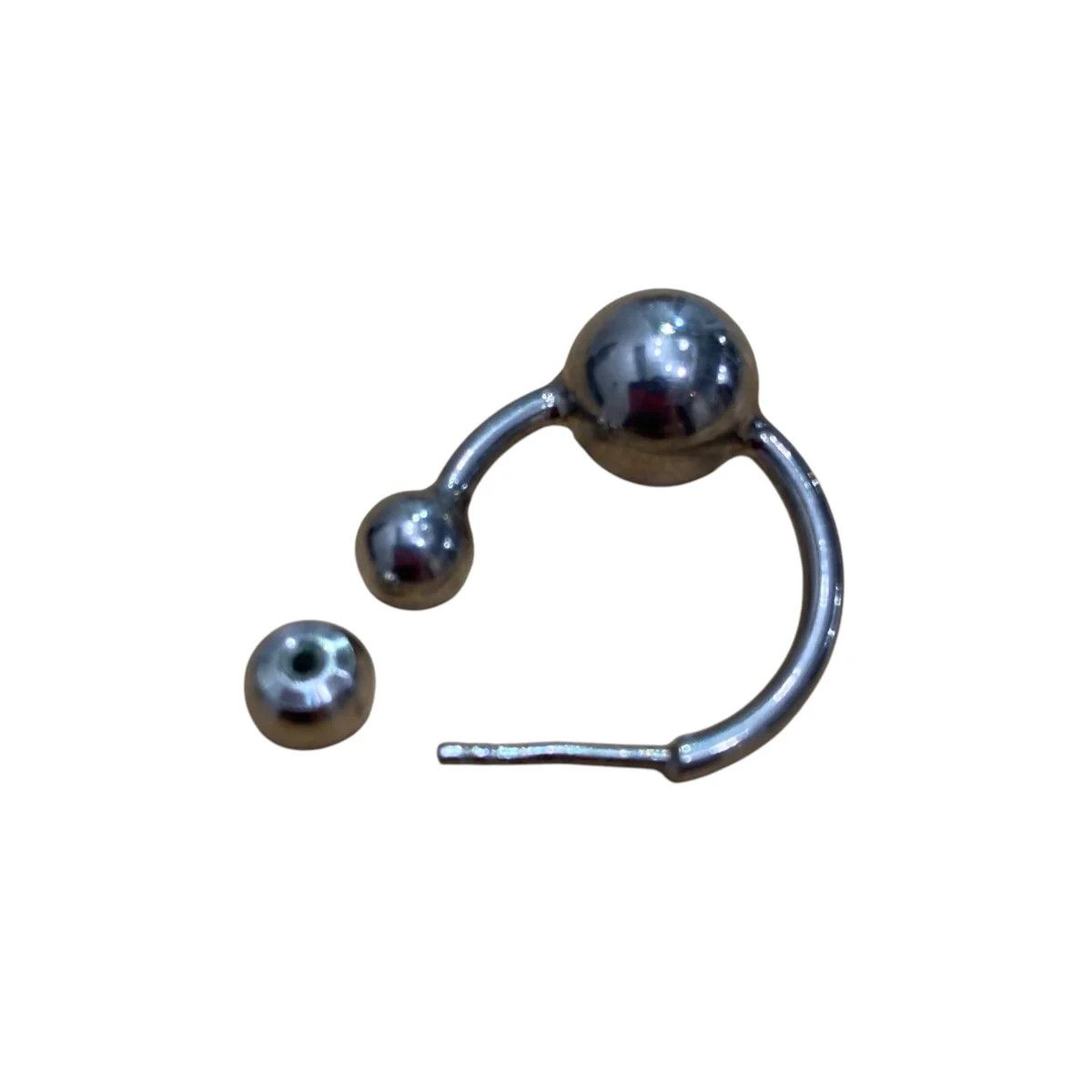 Jean Paul Gaultier Logo Ball Motif Earrings Size ONE SIZE - 4 Thumbnail
