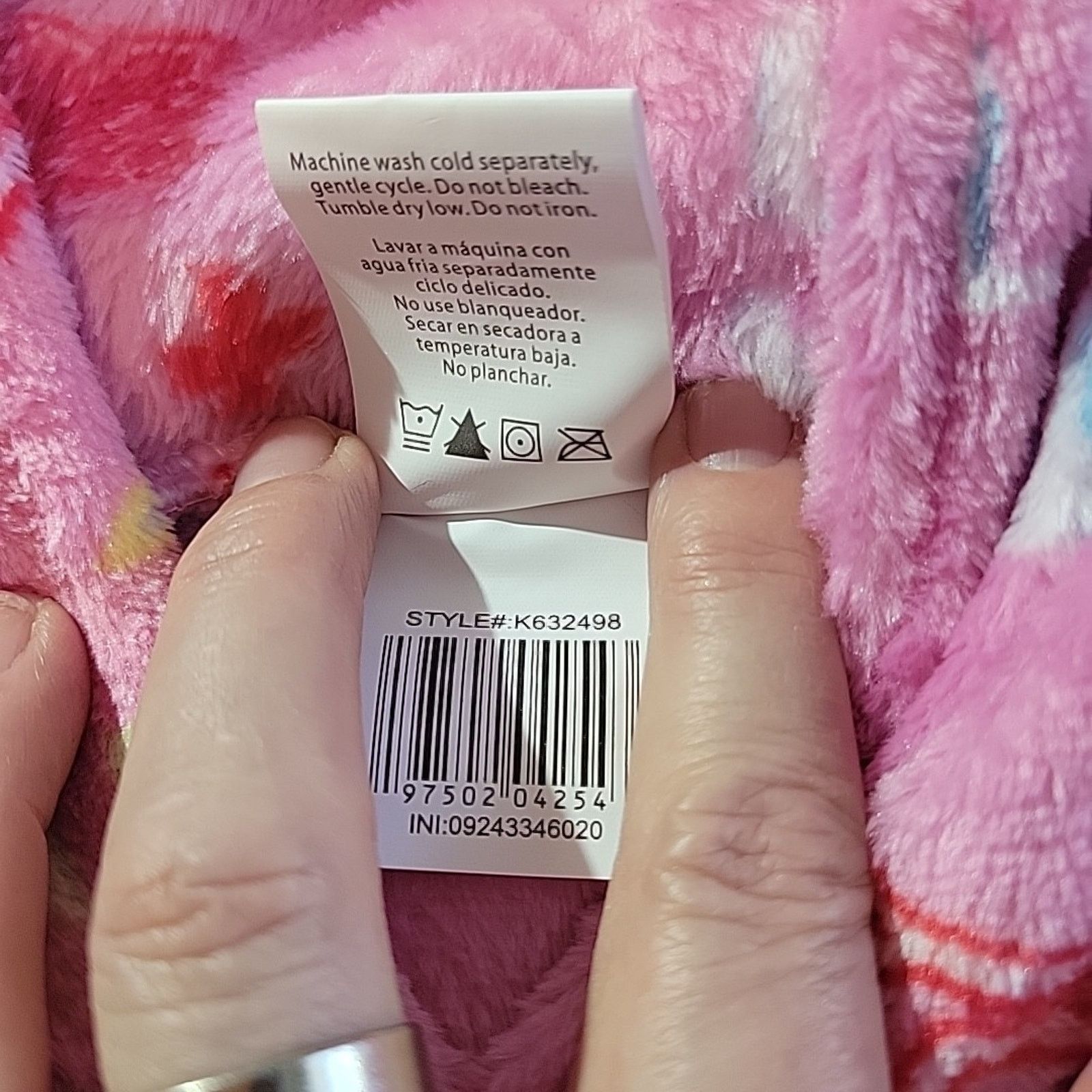 The Unbranded Brand Pink Blanket Hoodie Gaming Oversized Soft Fleece Glows Size ONE SIZE - 6 Thumbnail