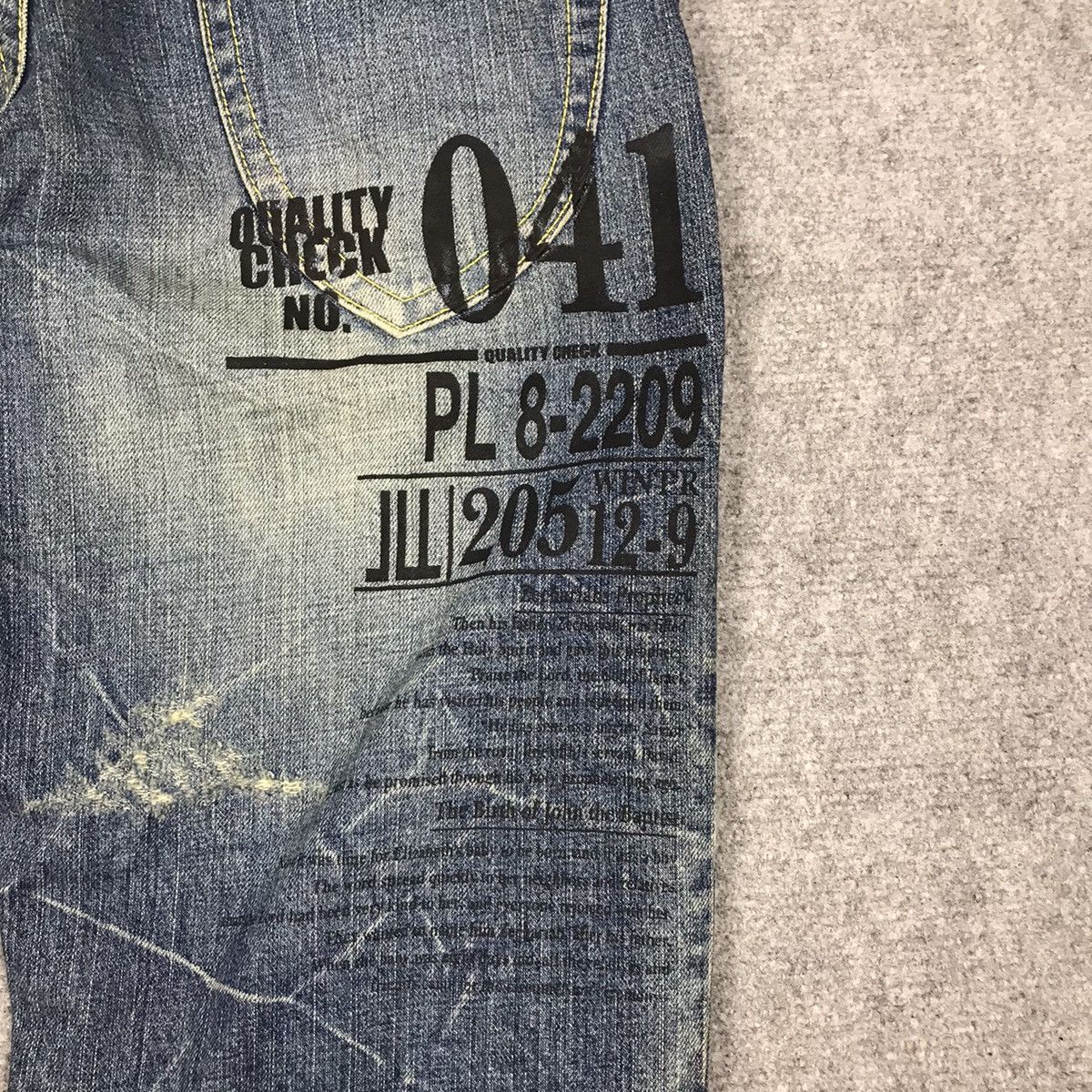 Japanese Brand Japaners Style denim Distressed pants Size US 28 / EU 44 - 10 Thumbnail