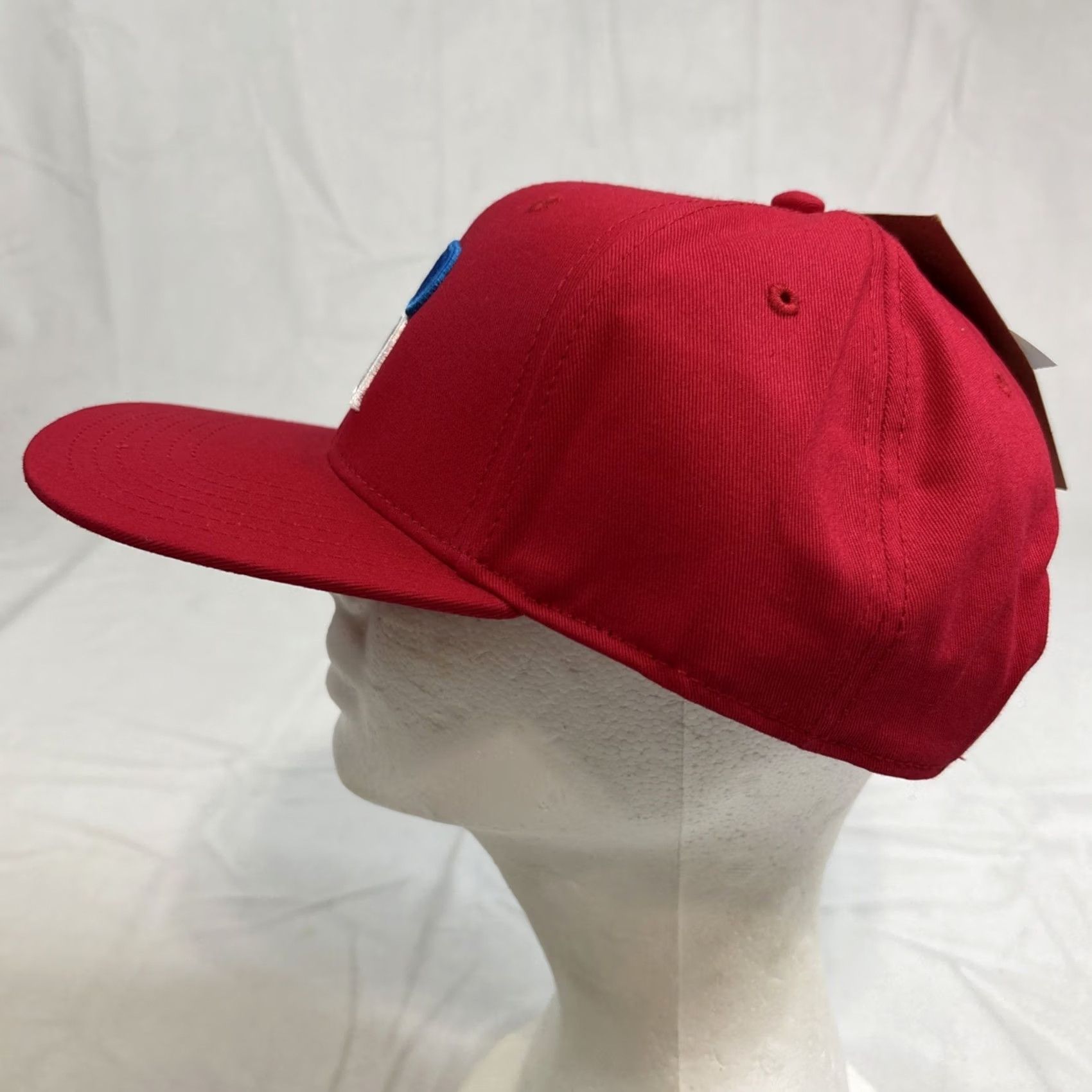 Russell Athletic VINTAGE RUSSELL ATHLETIC Cap SNAPBACK Adjustable Flat Billed Embroidered Logo Red Mens Size ONE SIZE - 6 Thumbnail