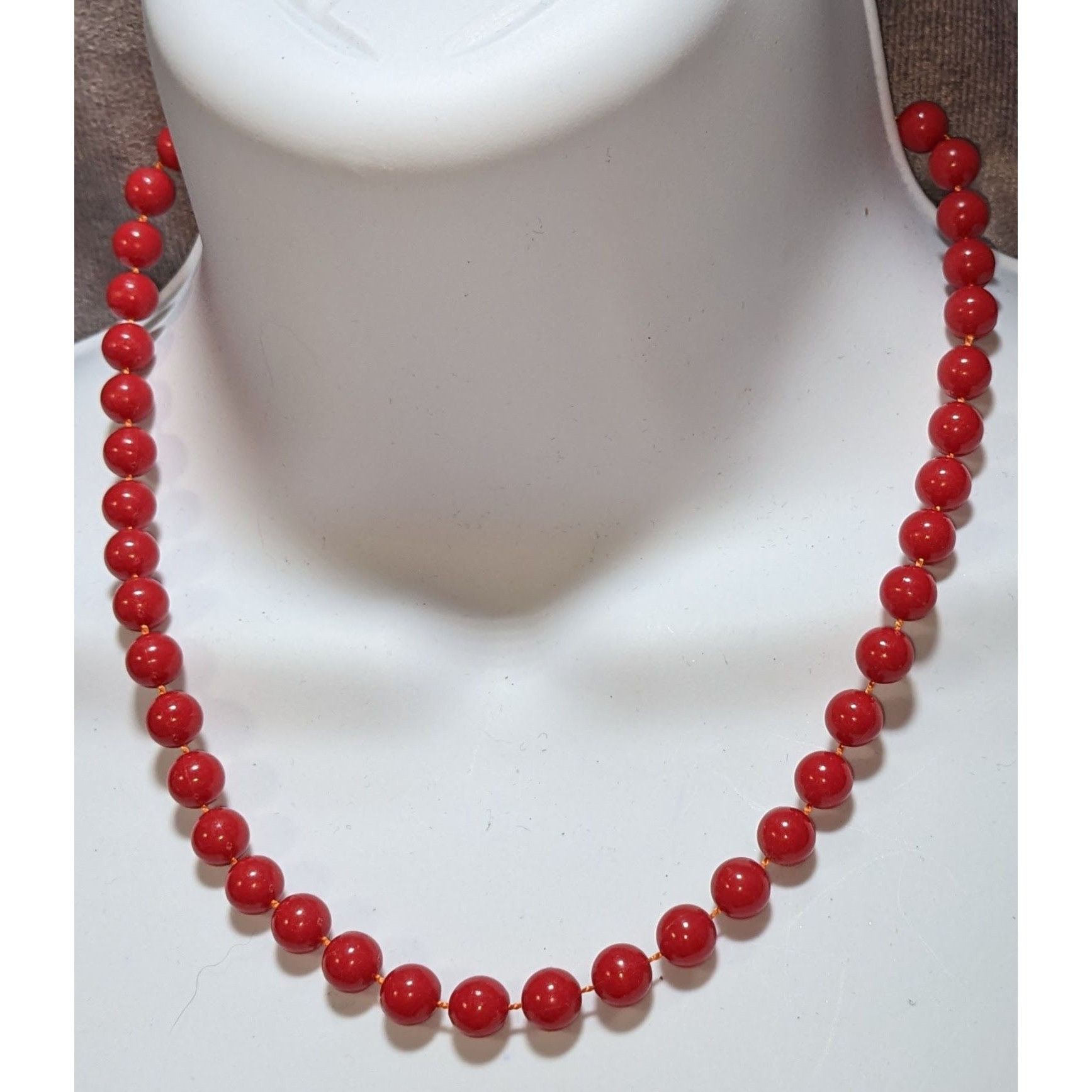 Other Simple Casual Red Beaded Necklace Size ONE SIZE - 5 Thumbnail