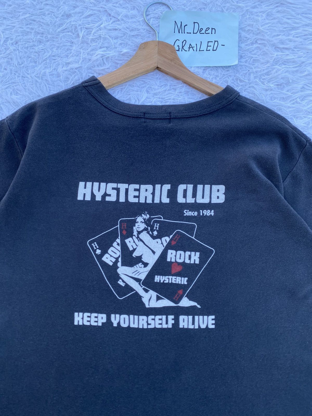 Hysteric Glamour Rare Hysteric Glamour Hysteric Club Tshirt Size US M / EU 48-50 / 2 - 7 Thumbnail