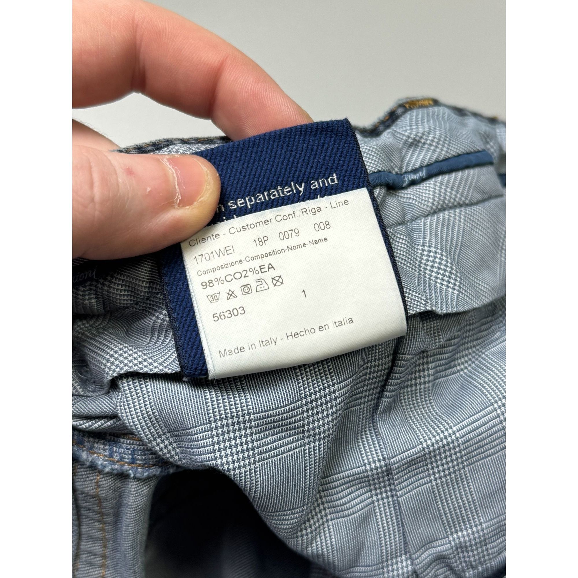 Brioni Brioni Stelvio Blue Denim Jeans Pants (Y1134) Size US 36 / EU 52 - 12 Thumbnail