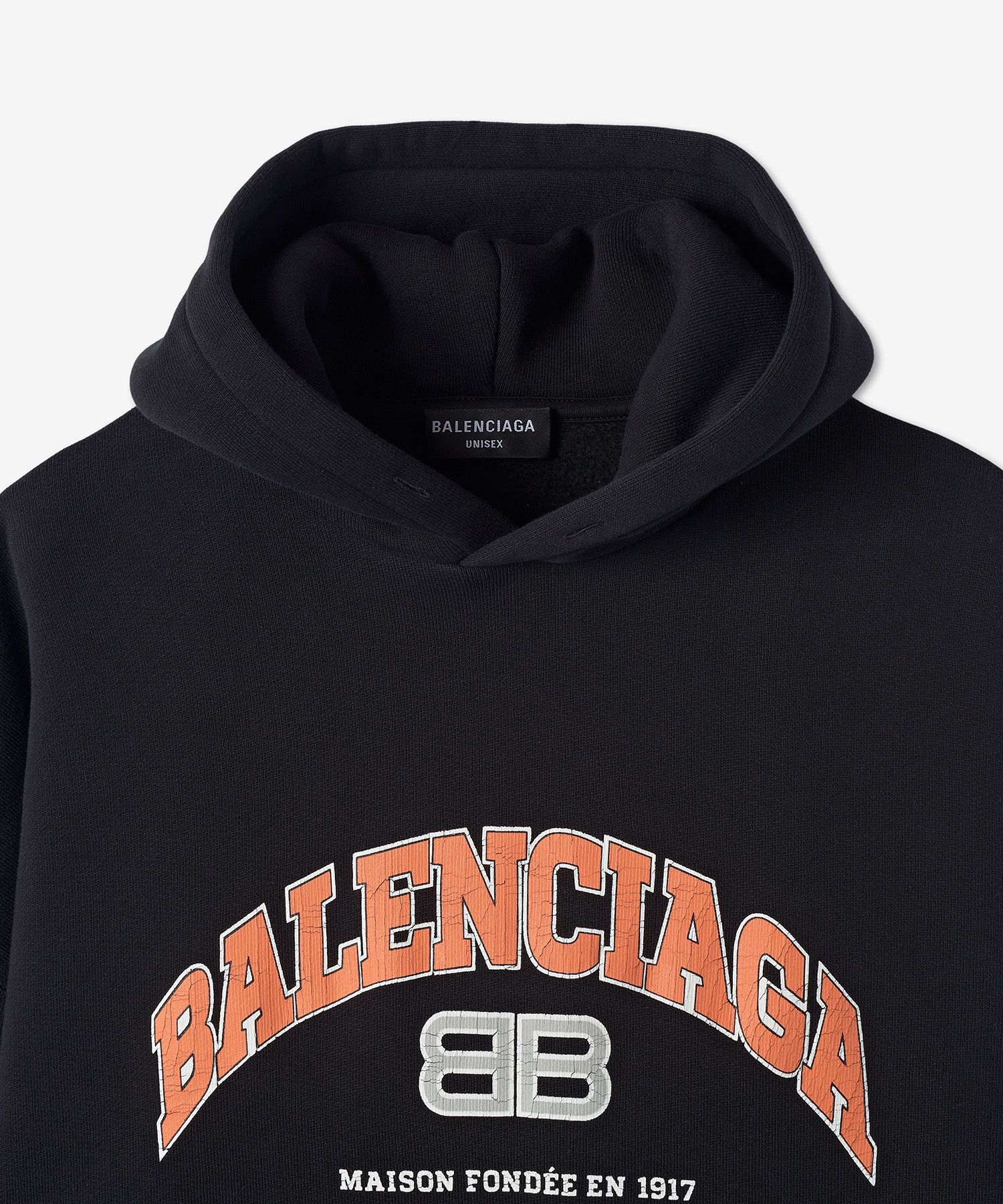 Balenciaga o1srvl11e0825 Maison Balenciaga Hoodie Wide Fit in Black Size S / US 4 / IT 40 - 3 Thumbnail