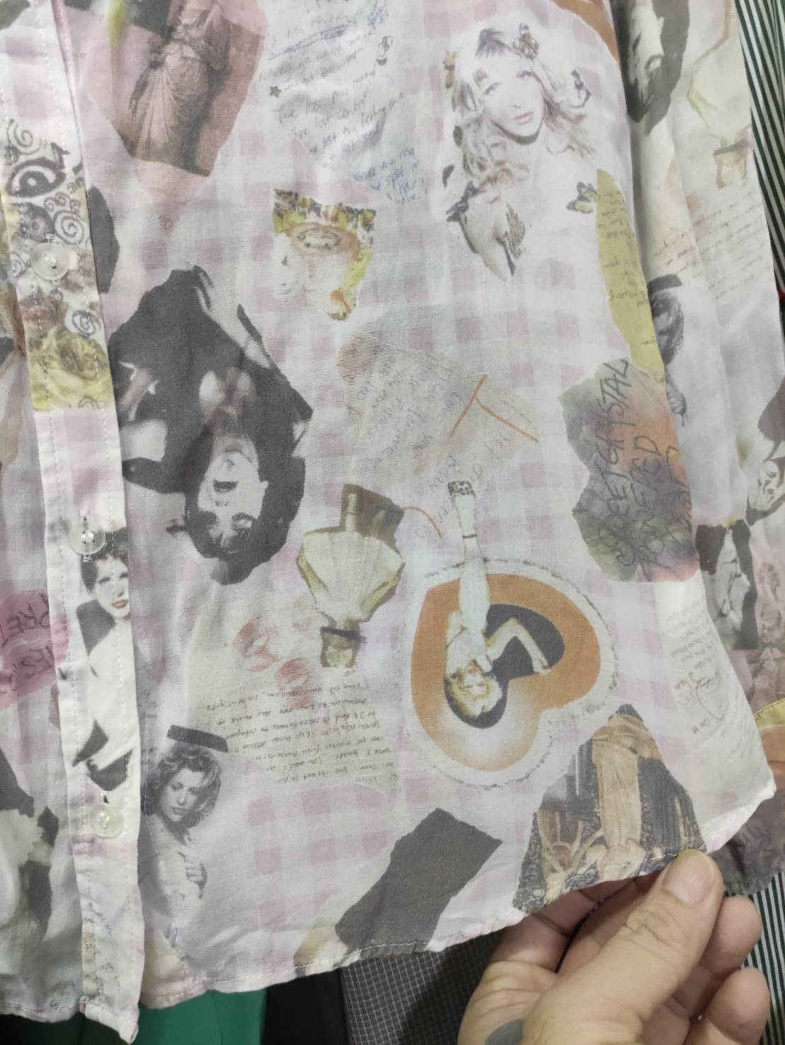 Hysteric Glamour Hysteric Glamour x Courtney Love All Print Long Sleeve Size US M / EU 48-50 / 2 - 5 Thumbnail