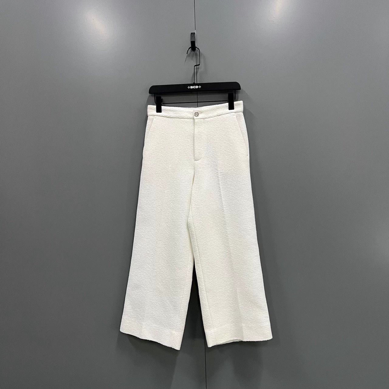 Gucci GUCCI Ivory Wide-Leg Pants Size 38 New Size 26" / US 2 / IT 38 - 1 Thumbnail