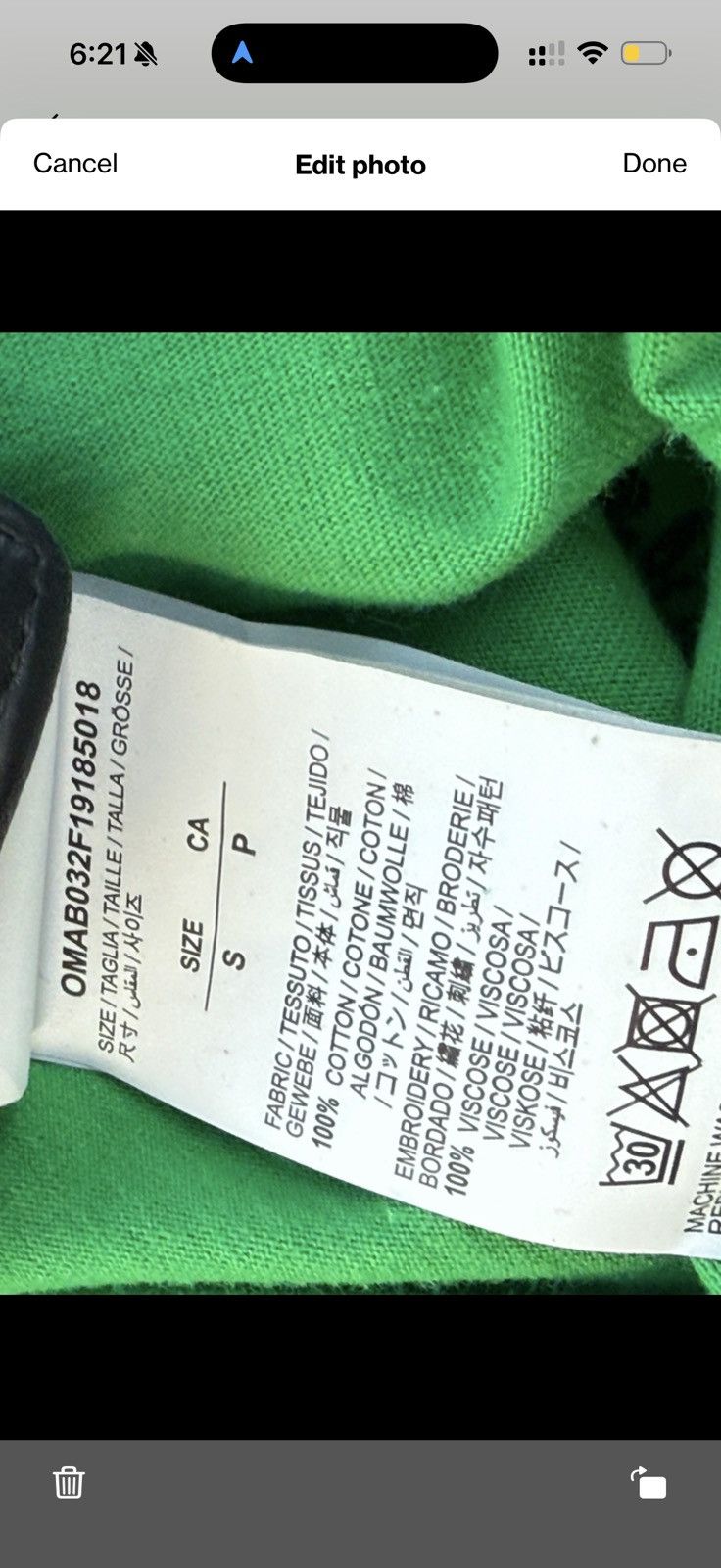Off-White Off White “Public Television” Longsleeve/turtleneck Size US S / EU 44-46 / 1 - 4 Thumbnail
