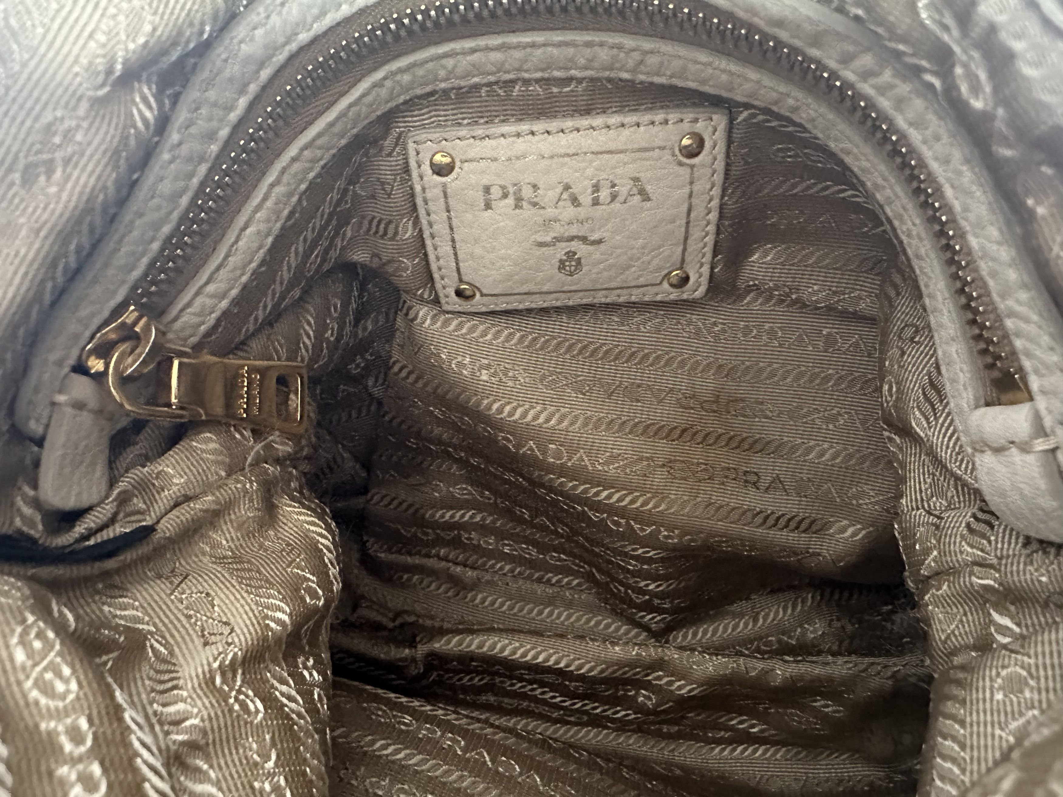 Prada PRADA Jacquard Logo Small Flat Messenger Bag White Size ONE SIZE - 6 Thumbnail