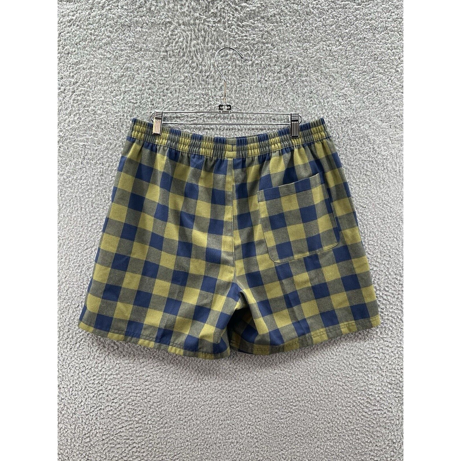 Nike Nike Life Plaid Shorts Navy/Pilgrim Size Medium DQ5186-410 Size US 34 / EU 50 - 2 Thumbnail