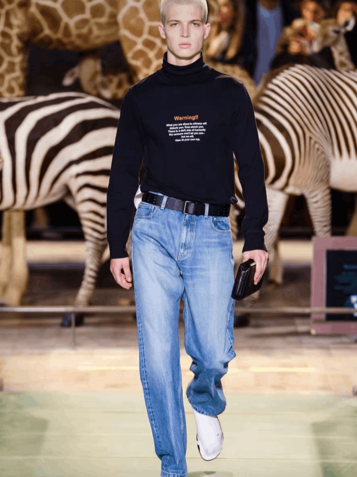 Vetements Vetements Warning Slogan Knitwear Hi-neck Size US S / EU 44-46 / 1 - 5 Thumbnail