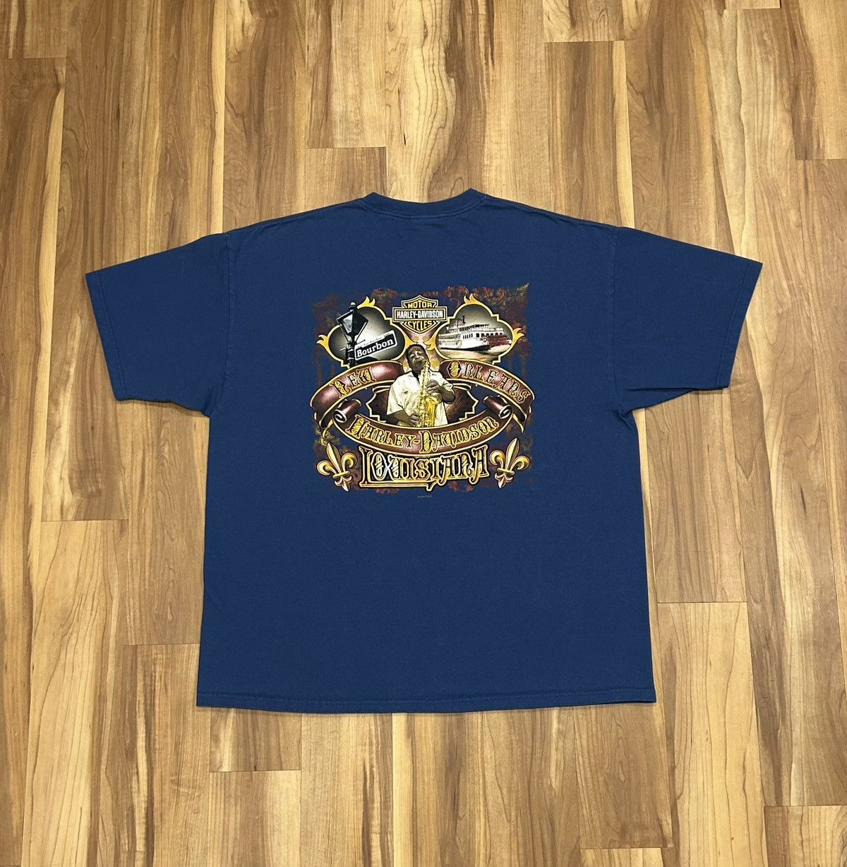 Harley Davidson Harley Davidson New Orleans Bourbon Street Eagle Tee Size US XXL / EU 58 / 5 - 2 Thumbnail