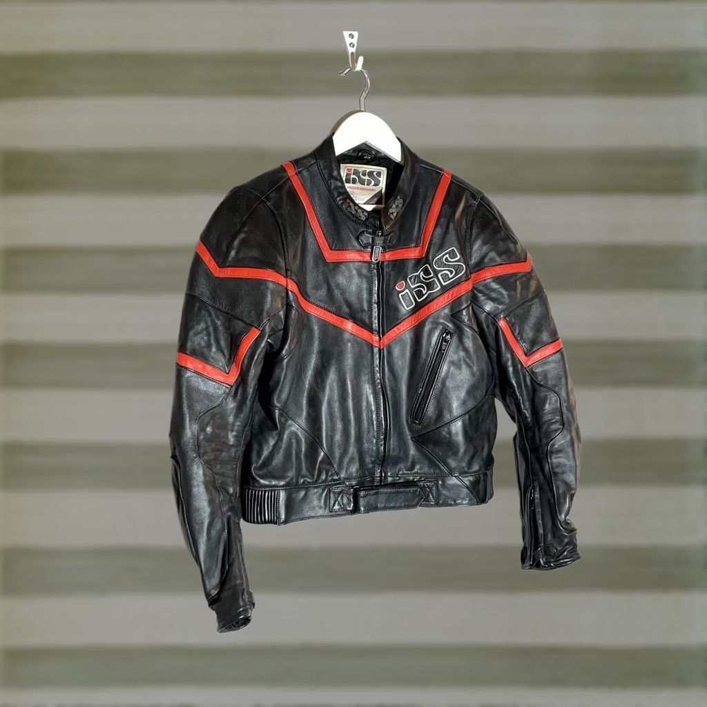 Vintage VINTAGE Patchwork IXS Leather Jacket Motorcycle Mens Regular Size M Black Size US M / EU 48-50 / 2 - 1 Thumbnail