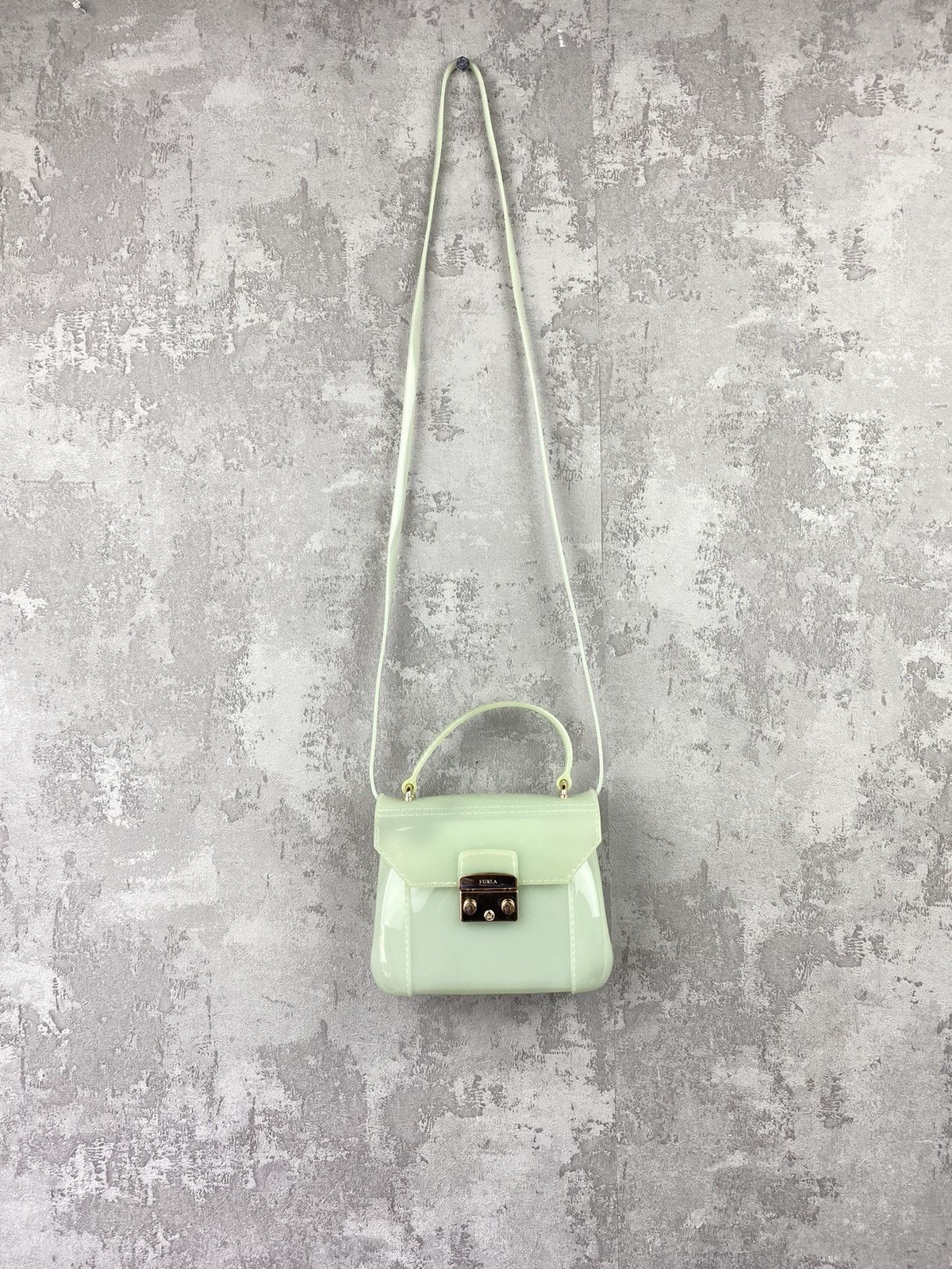 Furla Furla Candy S Bauletto Jelly Rubber Studded Bag Handbag Size ONE SIZE - 1 Thumbnail