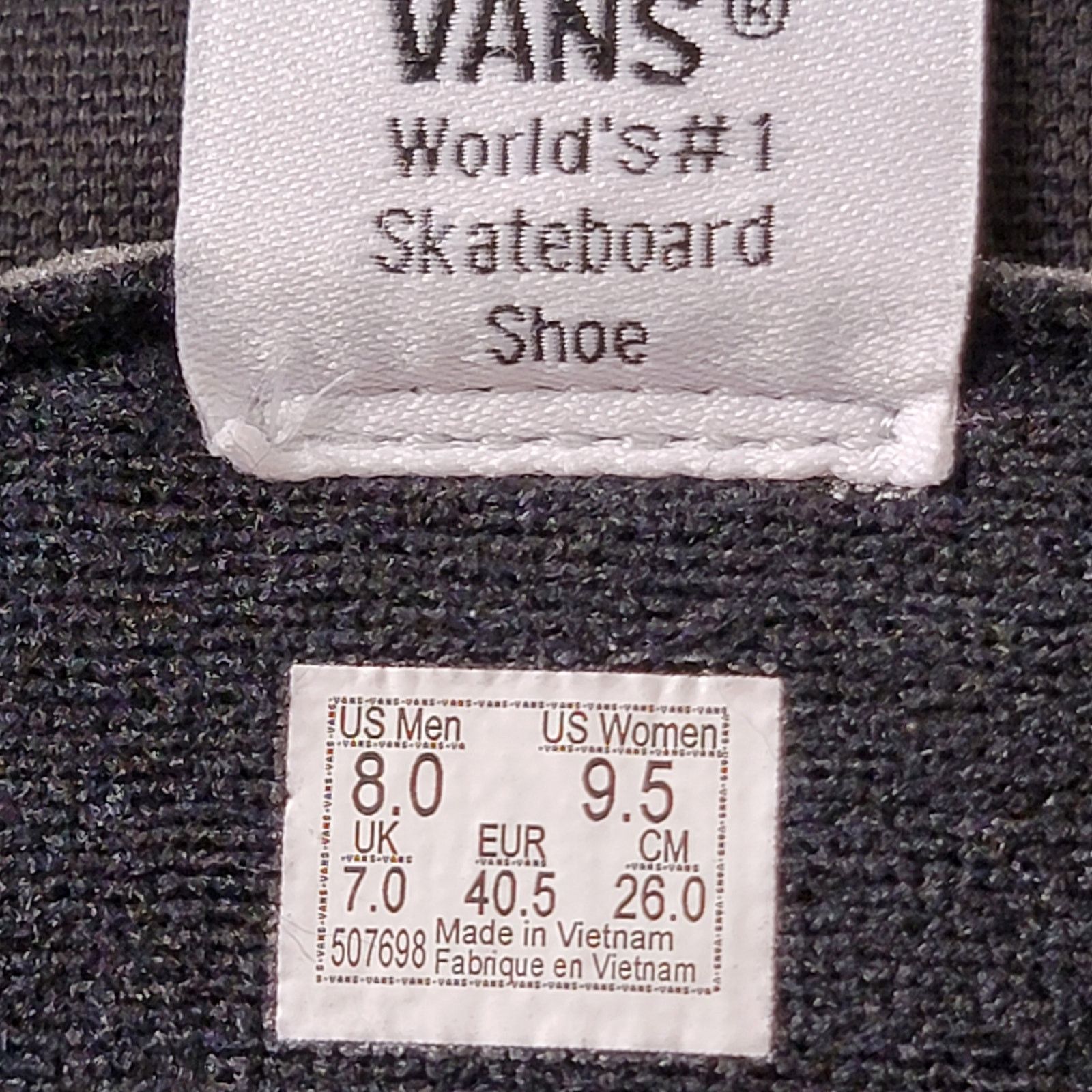 Vans Vans Sk8-Hi 'Flame Black White' Sz 8M 9.5W VN0A4U3CXEY NWOB Size US 8 / EU 41 - 6 Thumbnail