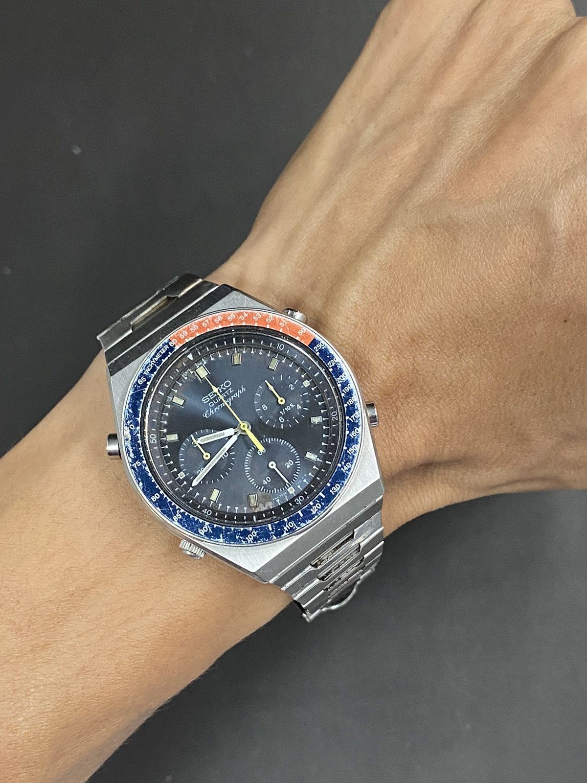 Seiko × Vintage Vintage SEIKO Pepsi 7A28-703A Chronograph Quartz Men’s Watch Size ONE SIZE - 3 Thumbnail