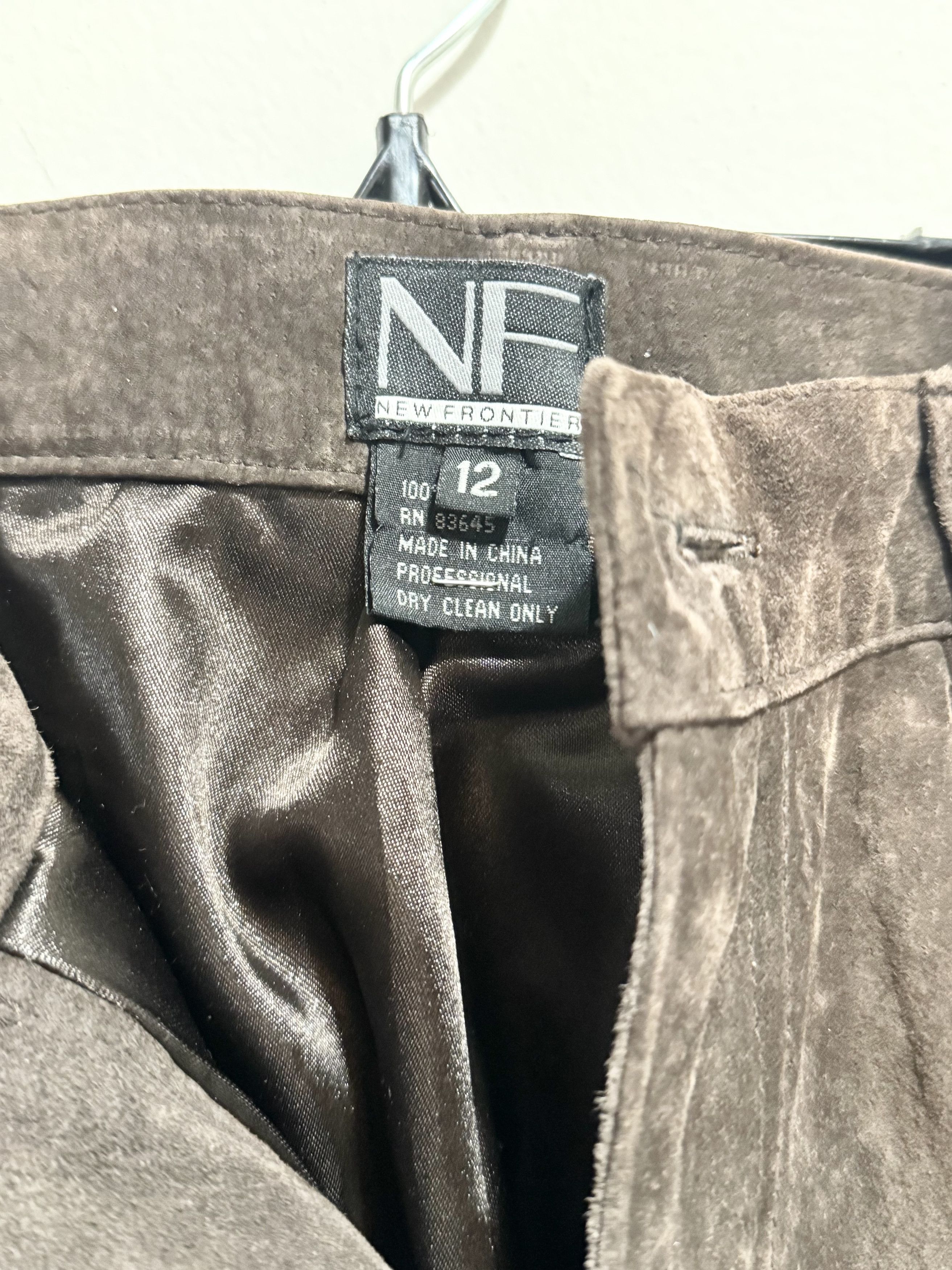 Other New Frontier Suede Woman's pants size 12 Size 34" / US 12 / IT 48 - 8 Thumbnail