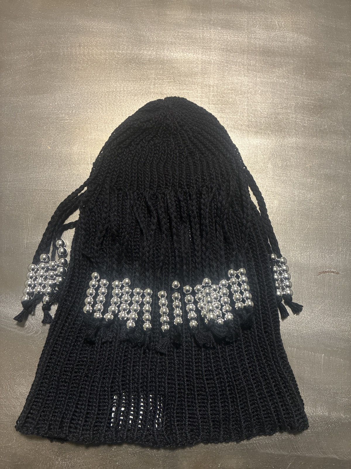Other Black Balaclava With Beads Size ONE SIZE - 2 Thumbnail