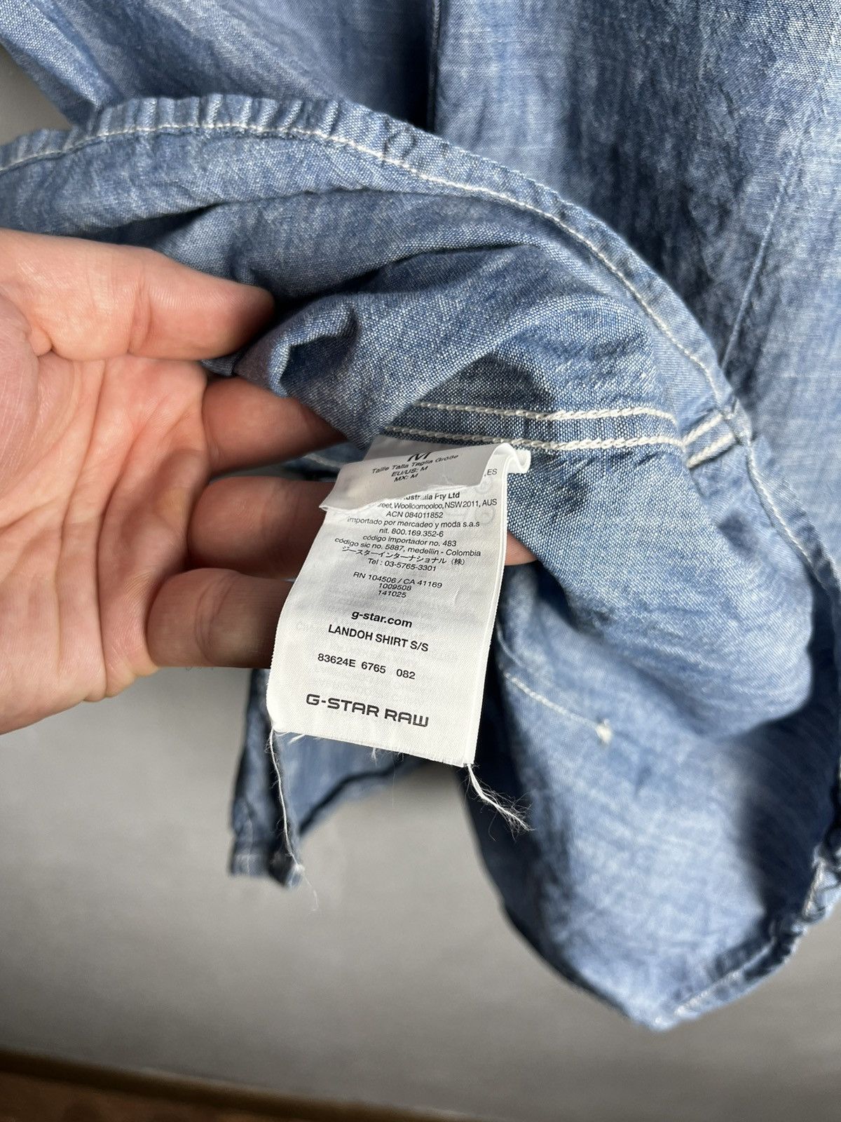 G-Star × Vintage G star denim style shirt Size US M / EU 48-50 / 2 - 9 Thumbnail