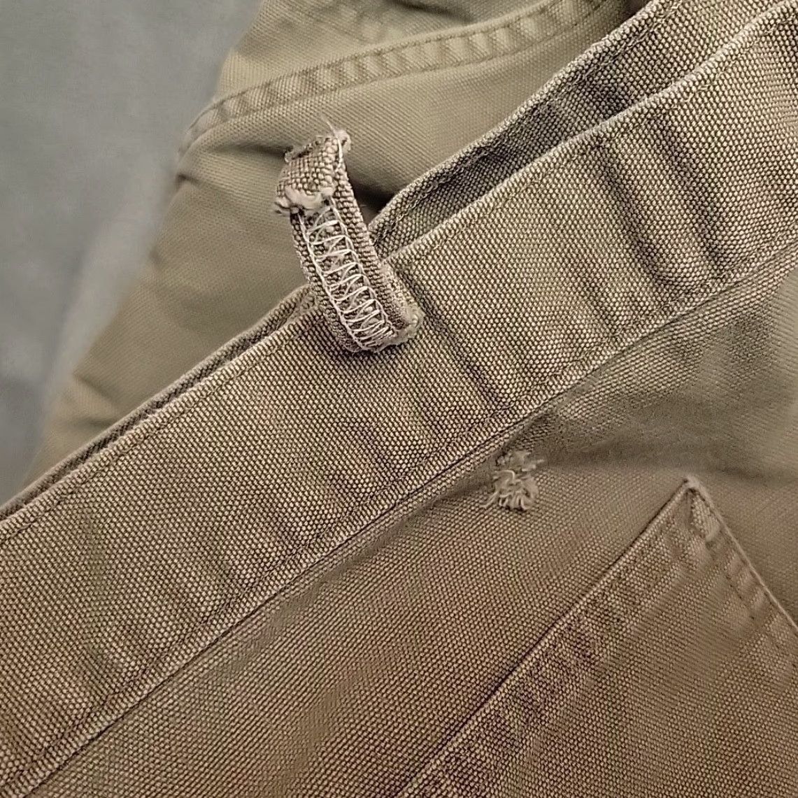 Carhartt VTG Carhartt Pants Mens 40x30 Khaki Dungaree Canvas Carpenter Faded B11 DES Size US 40 / EU 56 - 5 Thumbnail