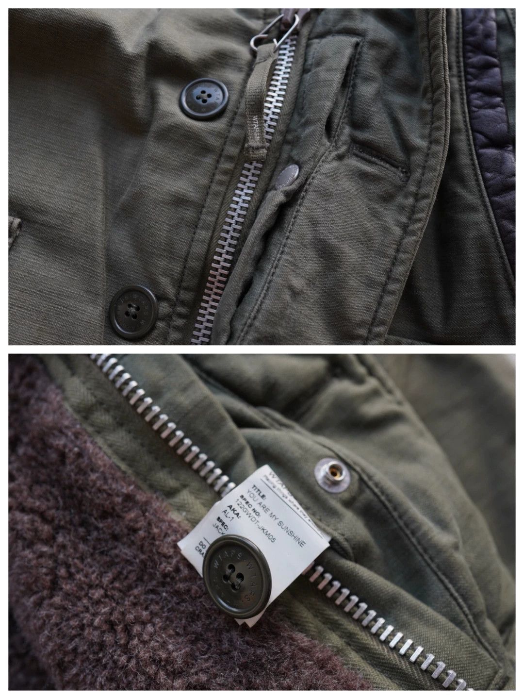 Wtaps WTAPS AL-1 Alpaca Wool Cotton Jacket M Size US M / EU 48-50 / 2 - 5 Thumbnail