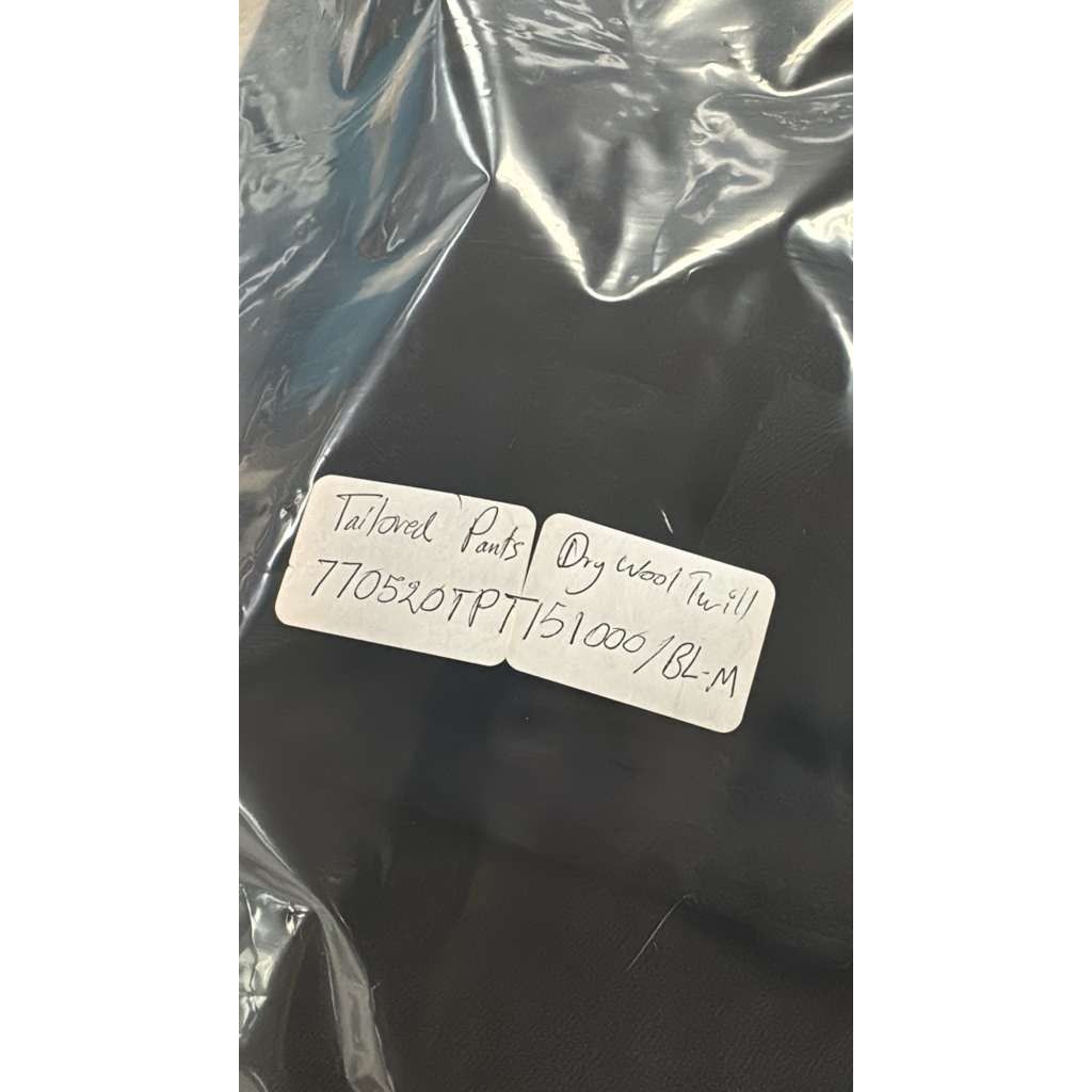 Balenciaga o1rshd1 Unisex Dry Wool Twill Tailored Pants in Black Size US 32 / EU 48 - 21 Thumbnail