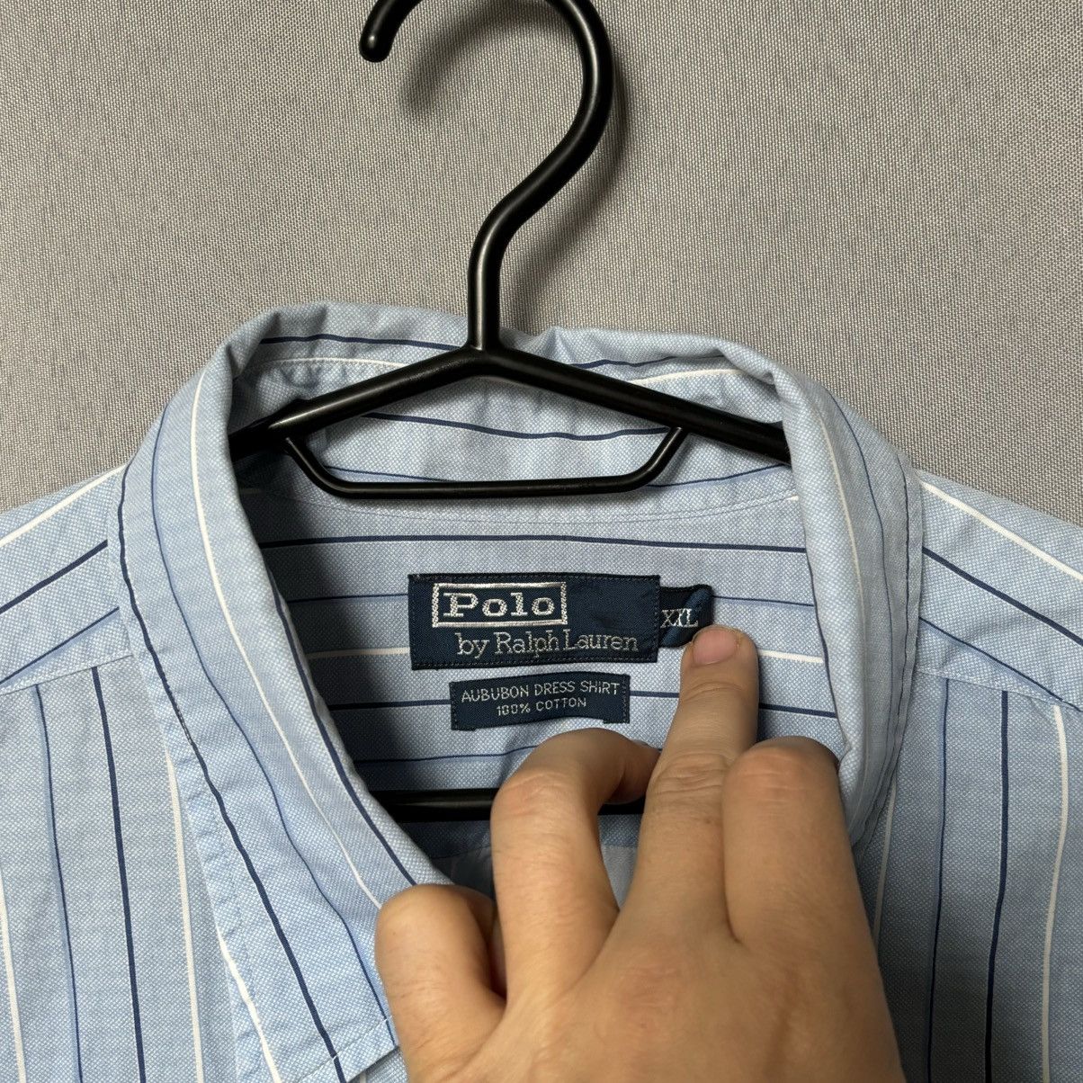 Polo Ralph Lauren Polo Ralph Lauren shirt button up blue xxl vintage rare Size US XXL / EU 58 / 5 - 4 Thumbnail