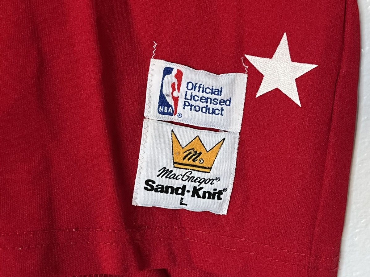 Vintage VTG 1987 NBA ALL STAR MAGIC JOHNSON SAND-KNIT RED BASKETBALL Size US L / EU 52-54 / 3 - 3 Thumbnail