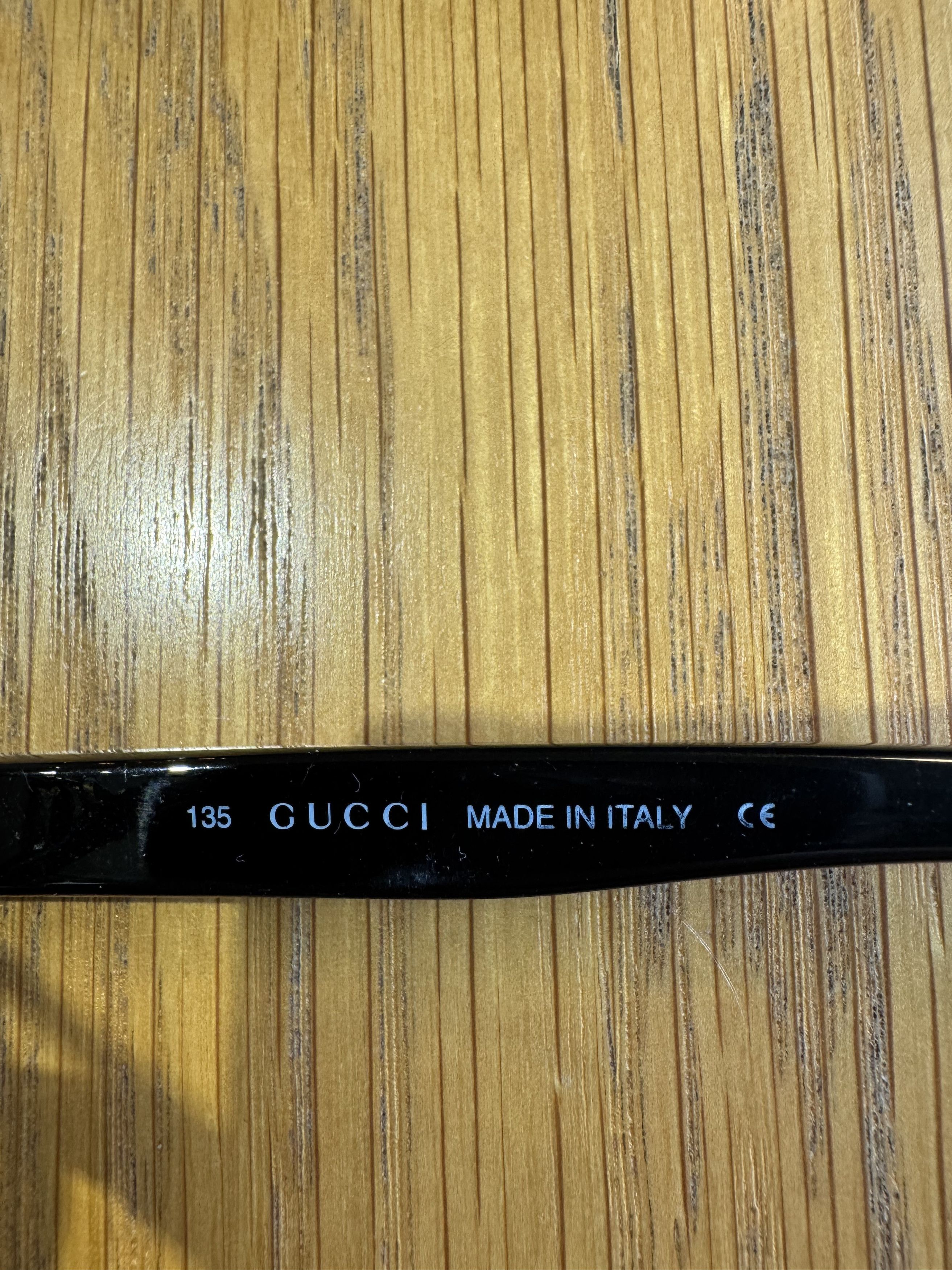 Gucci Gucci '00s Transparent Brown Rectangular Glasses Size ONE SIZE - 5 Thumbnail