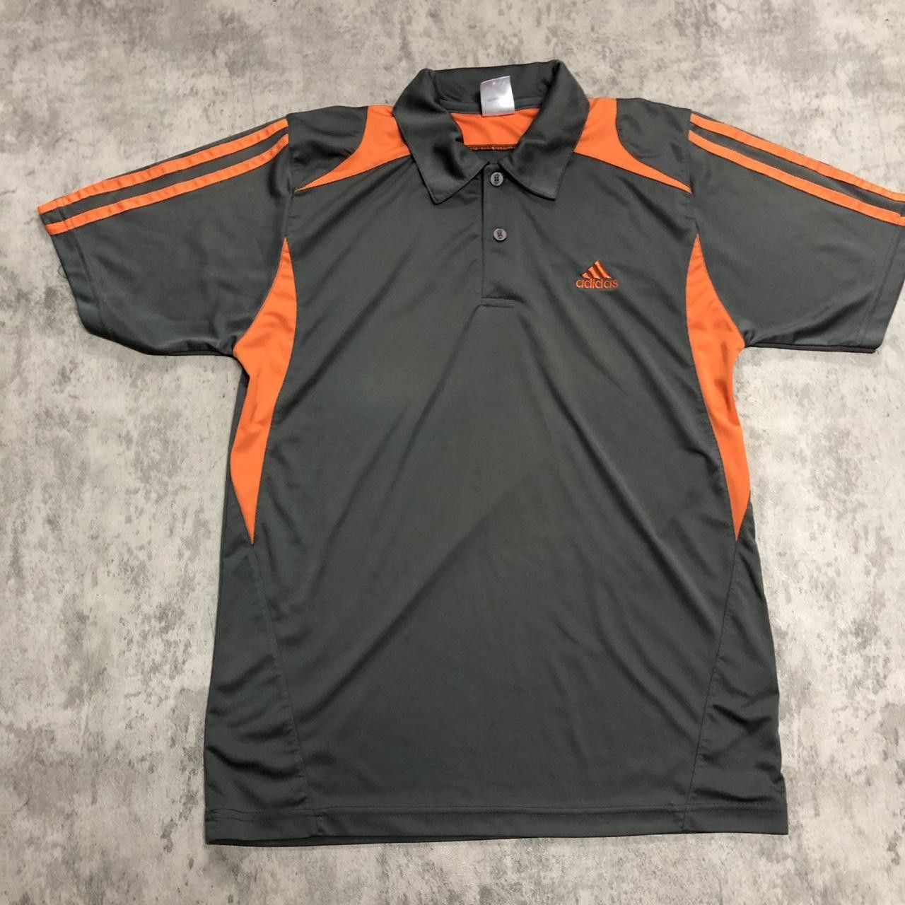Adidas Adidas grey polo tennis play game time Size US L / EU 52-54 / 3 - 1 Thumbnail