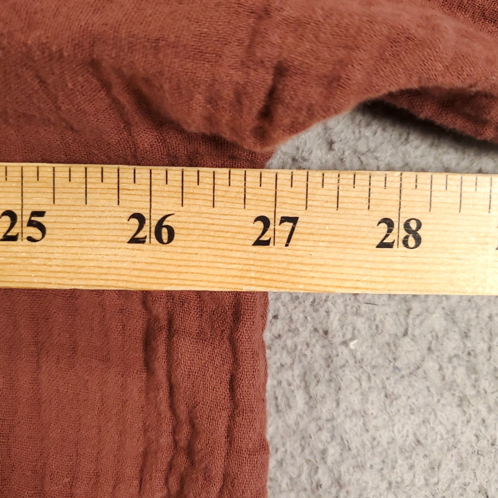 Old Navy Old Navy Women 2X Brown V Neck Balloon Sleeve Gauzy Mini Micro Dress Tunic Size XXL / US 16-18 / IT 52-54 - 4 Thumbnail