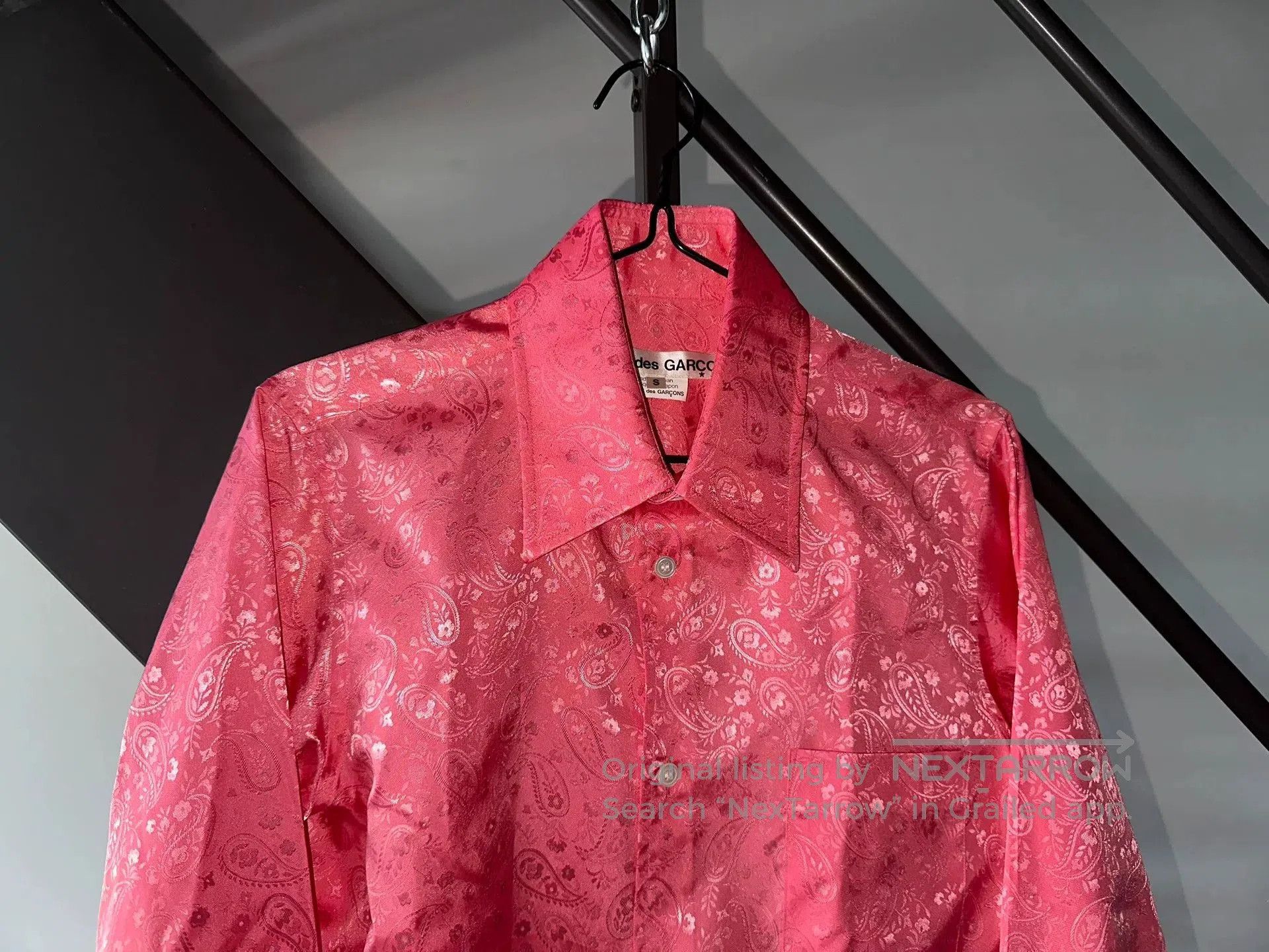 Comme des Garcons SHIRT Comme Des Garçons Pink Paisley Shirt. Size S / US 4 / IT 40 - 3 Thumbnail