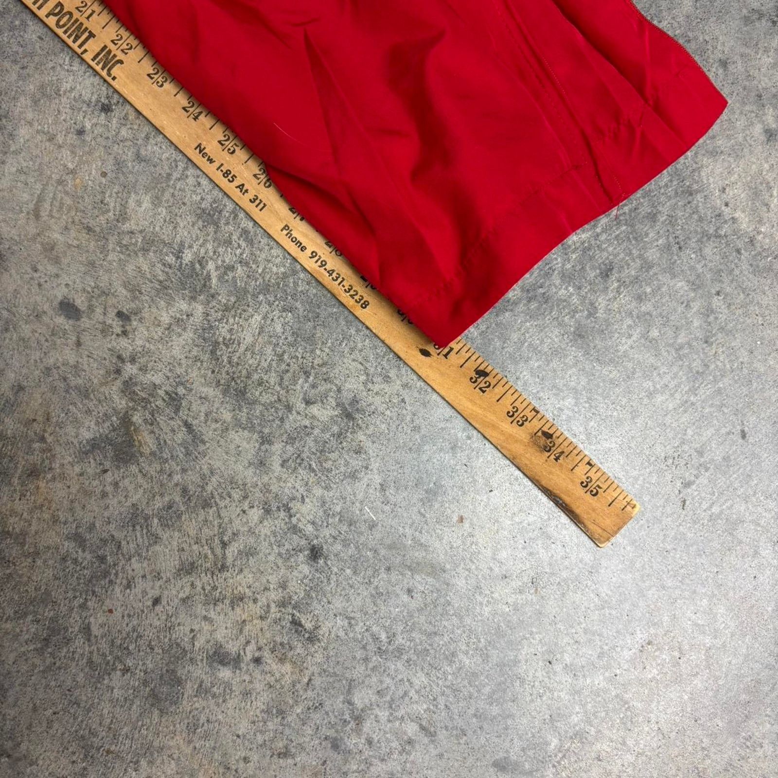 Vintage 2000s Baggy Red Track Pants Size US 30 / EU 46 - 5 Thumbnail