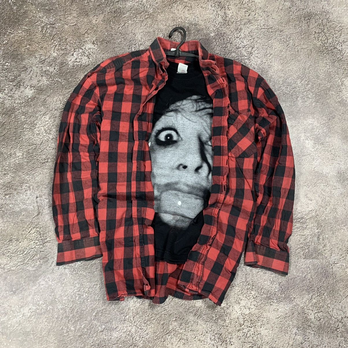 Flannel vintage flannel plaid shirt checkered streetwear 90s Y2K Size US XL / EU 56 / 4 - 1 Thumbnail