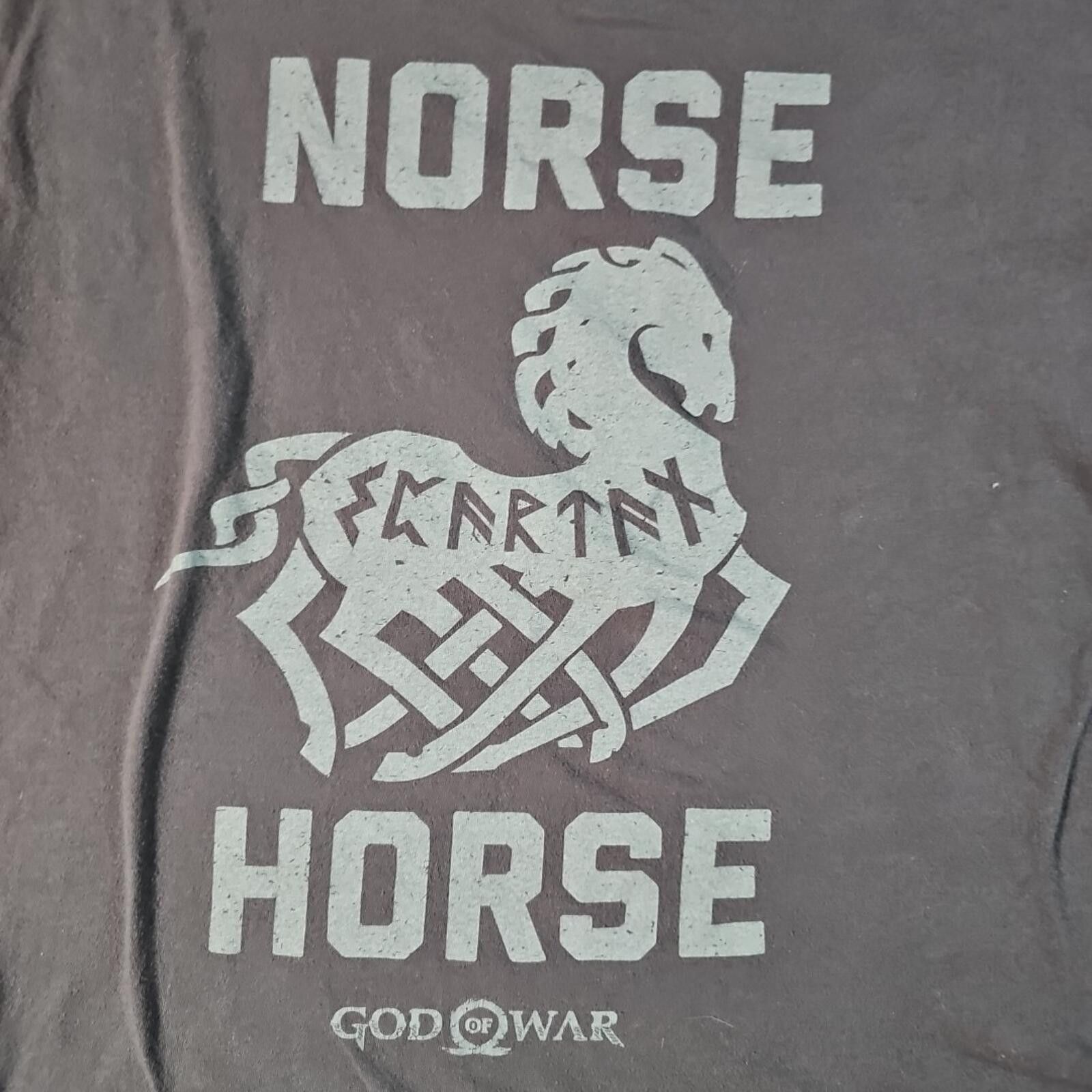 Other God of War Shirt Mens L Norse Horse Loot Crate Playstation Size US L / EU 52-54 / 3 - 2 Thumbnail